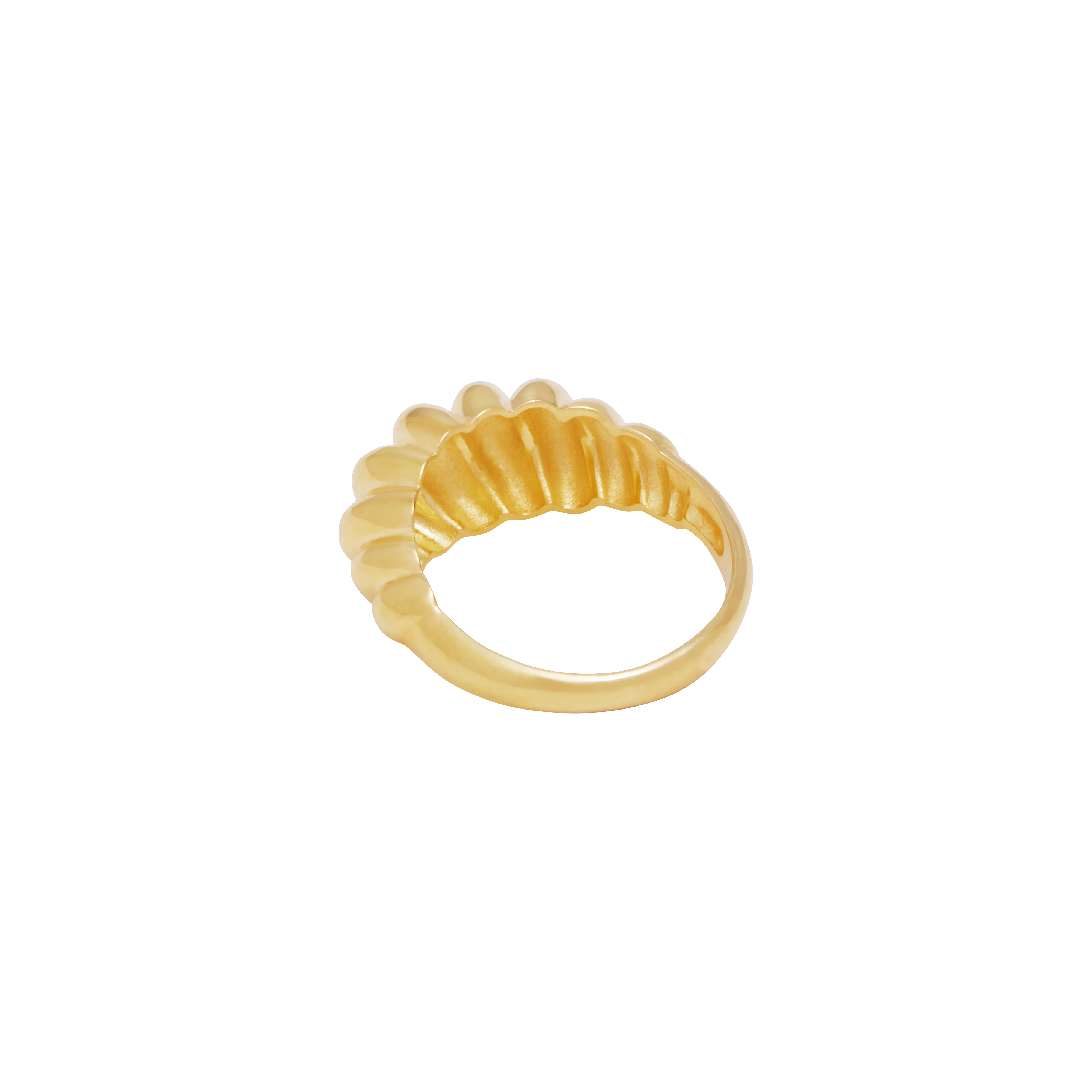 Croissant Ring - Gold - Image 5