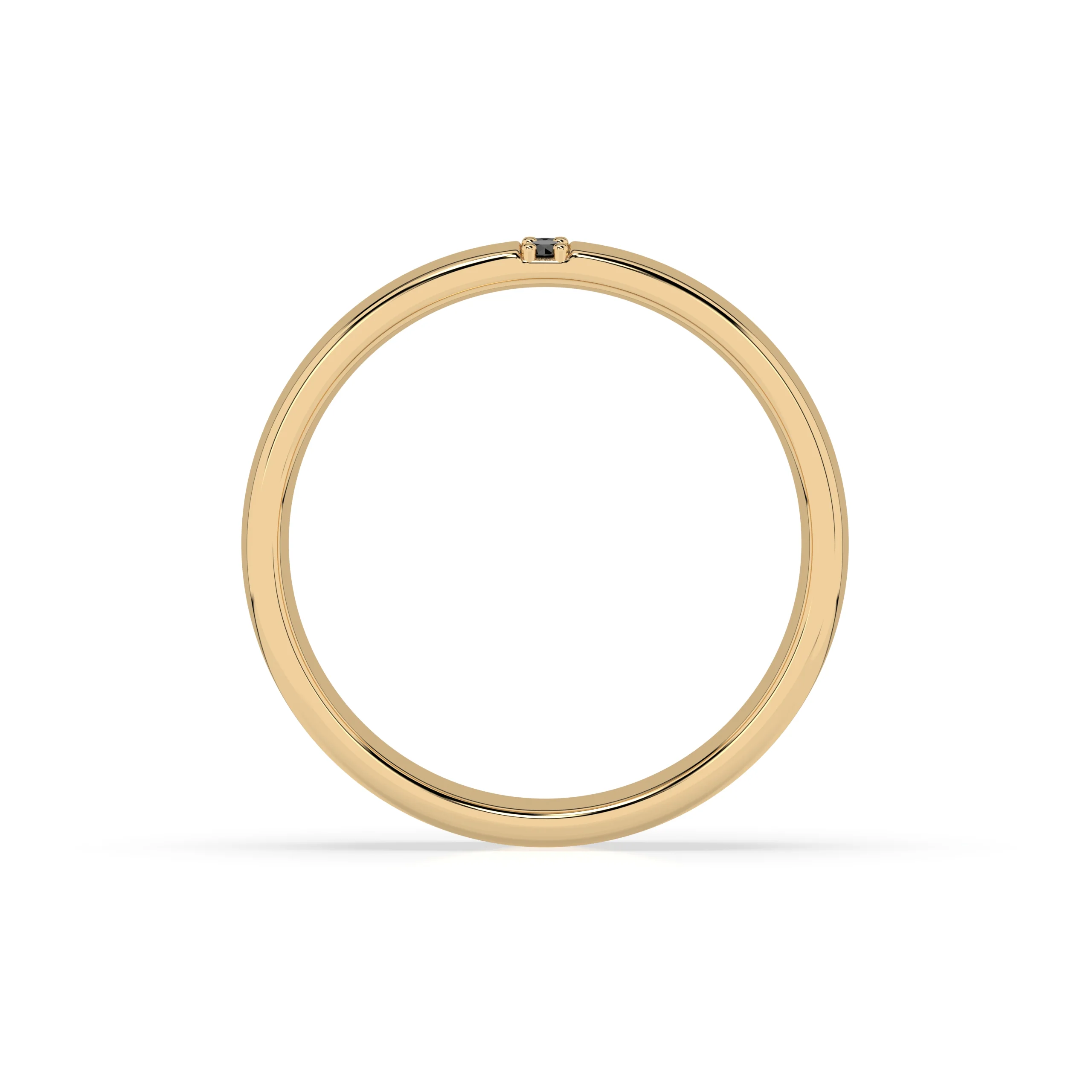 Dominic Black Diamond Ring - Yellow Gold - Image 4