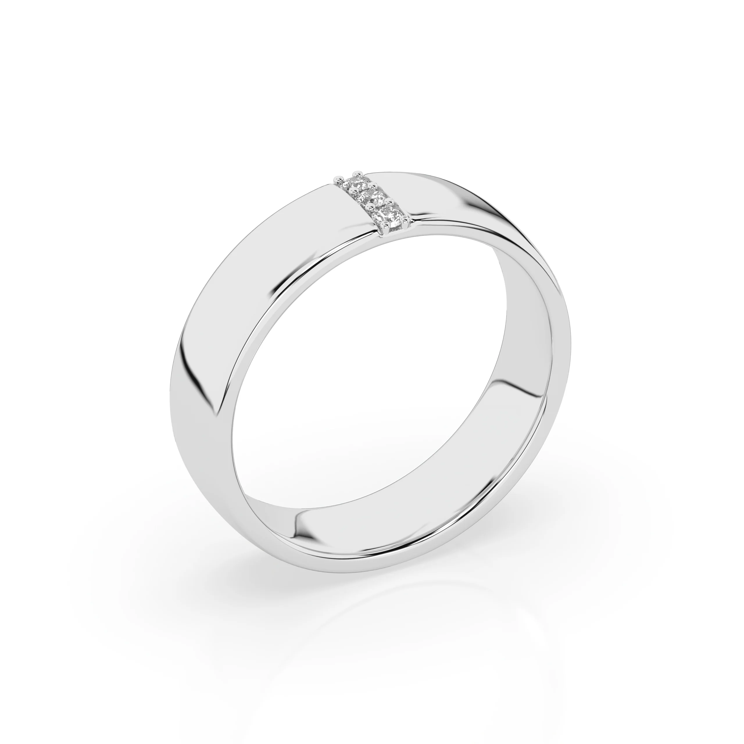 Dominic Diamond Ring - White Gold - Image 2