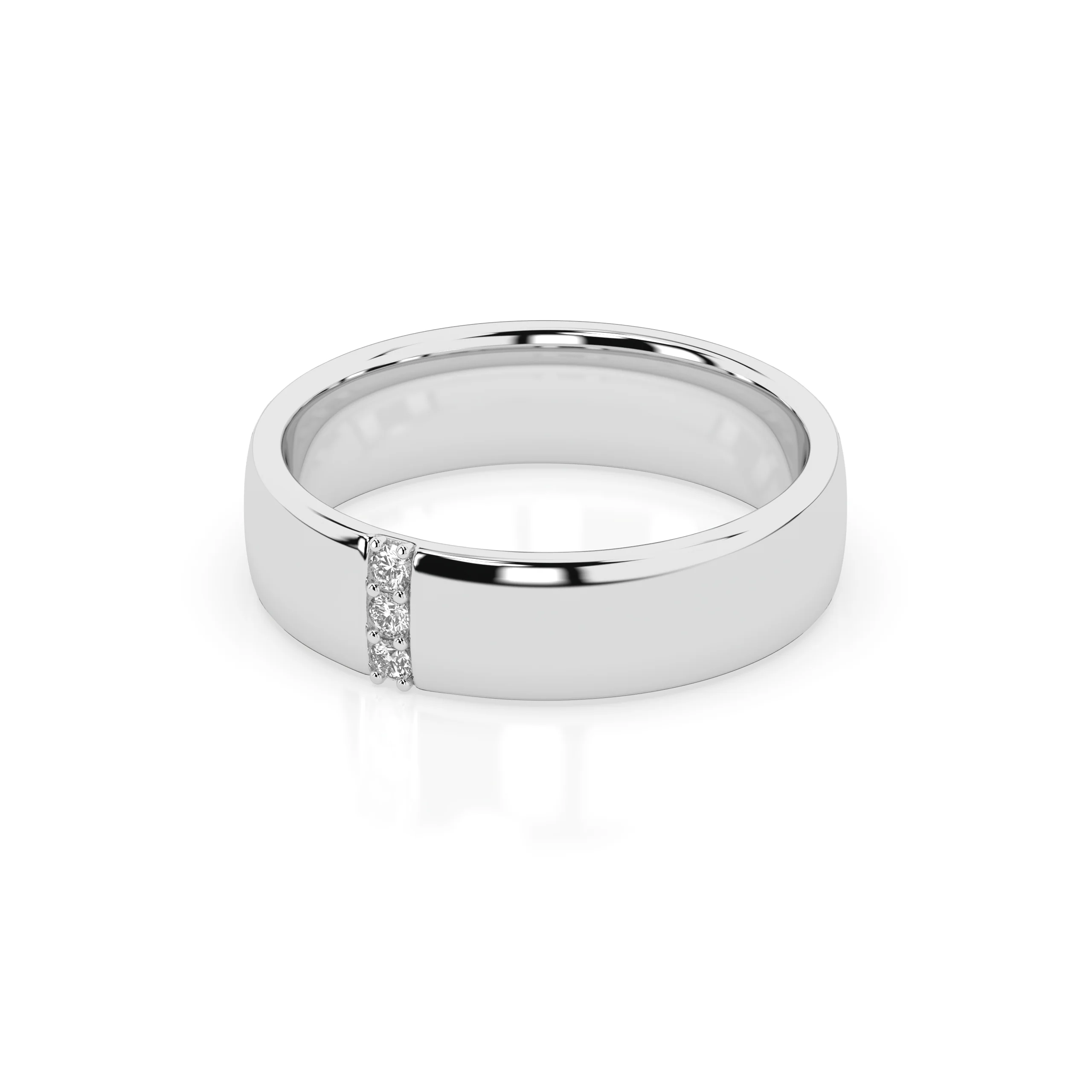 Dominic Diamond Ring - White Gold - Image 3
