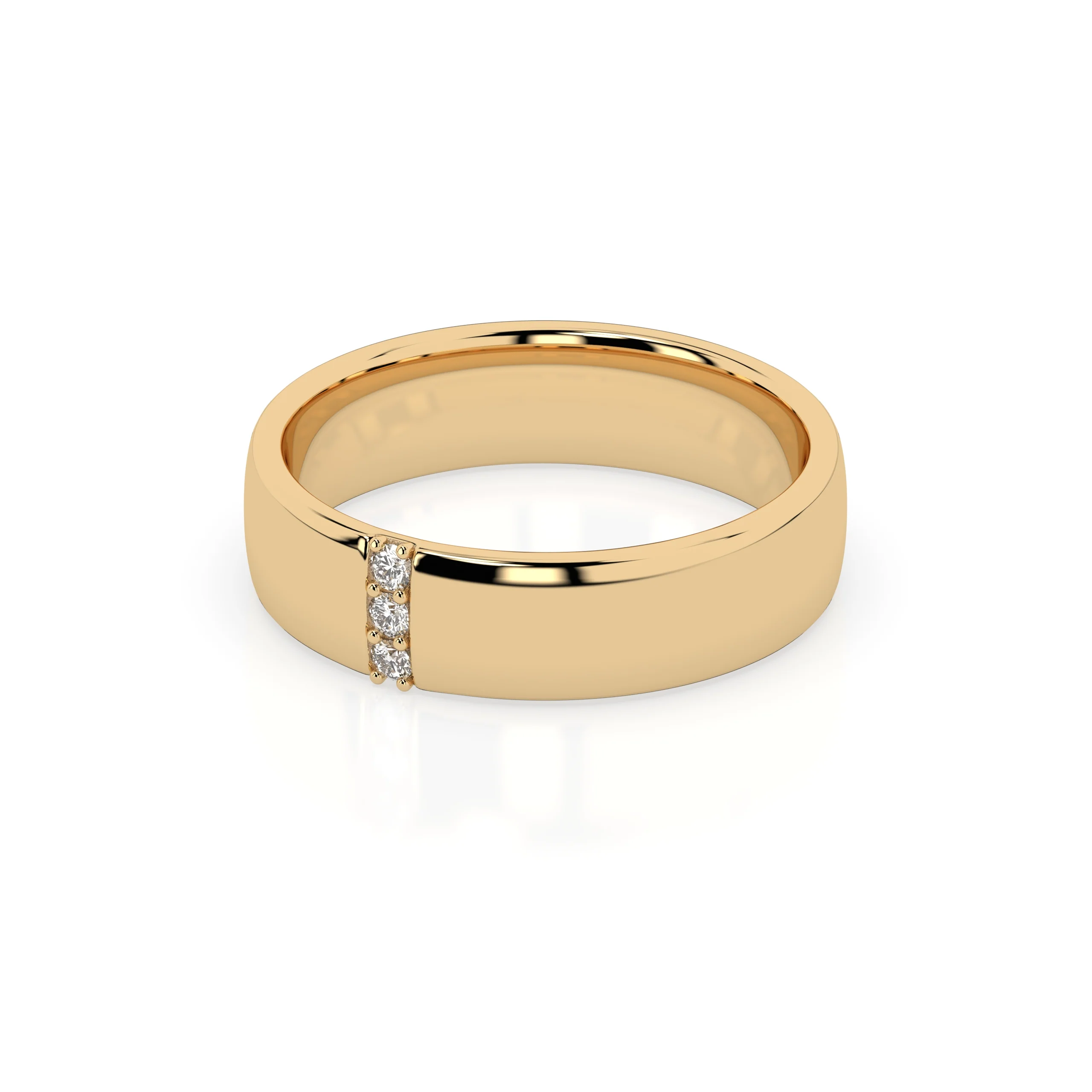 Dominic Diamond Ring - Yellow Gold - Image 2