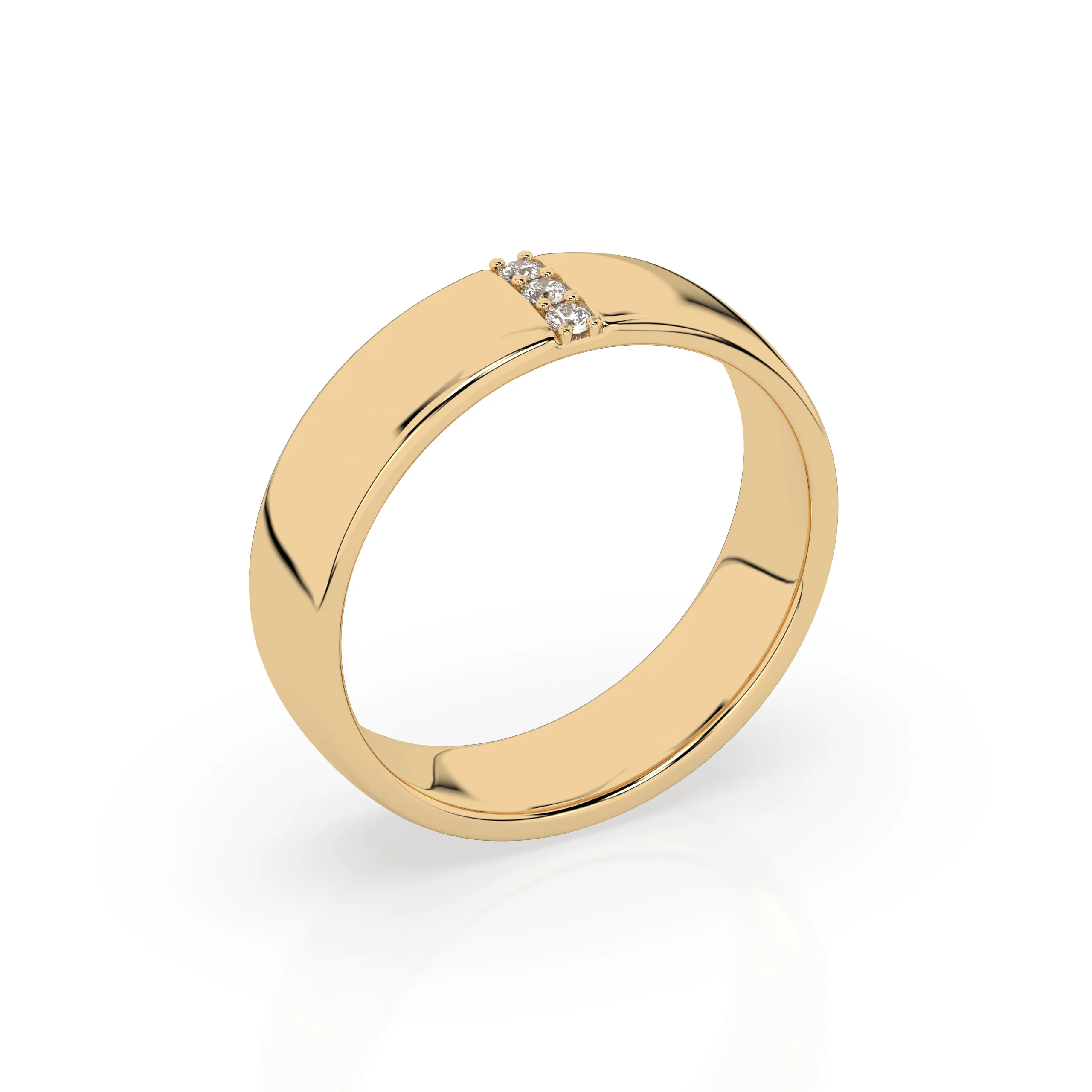 Dominic Diamond Ring - Yellow Gold - Image 3