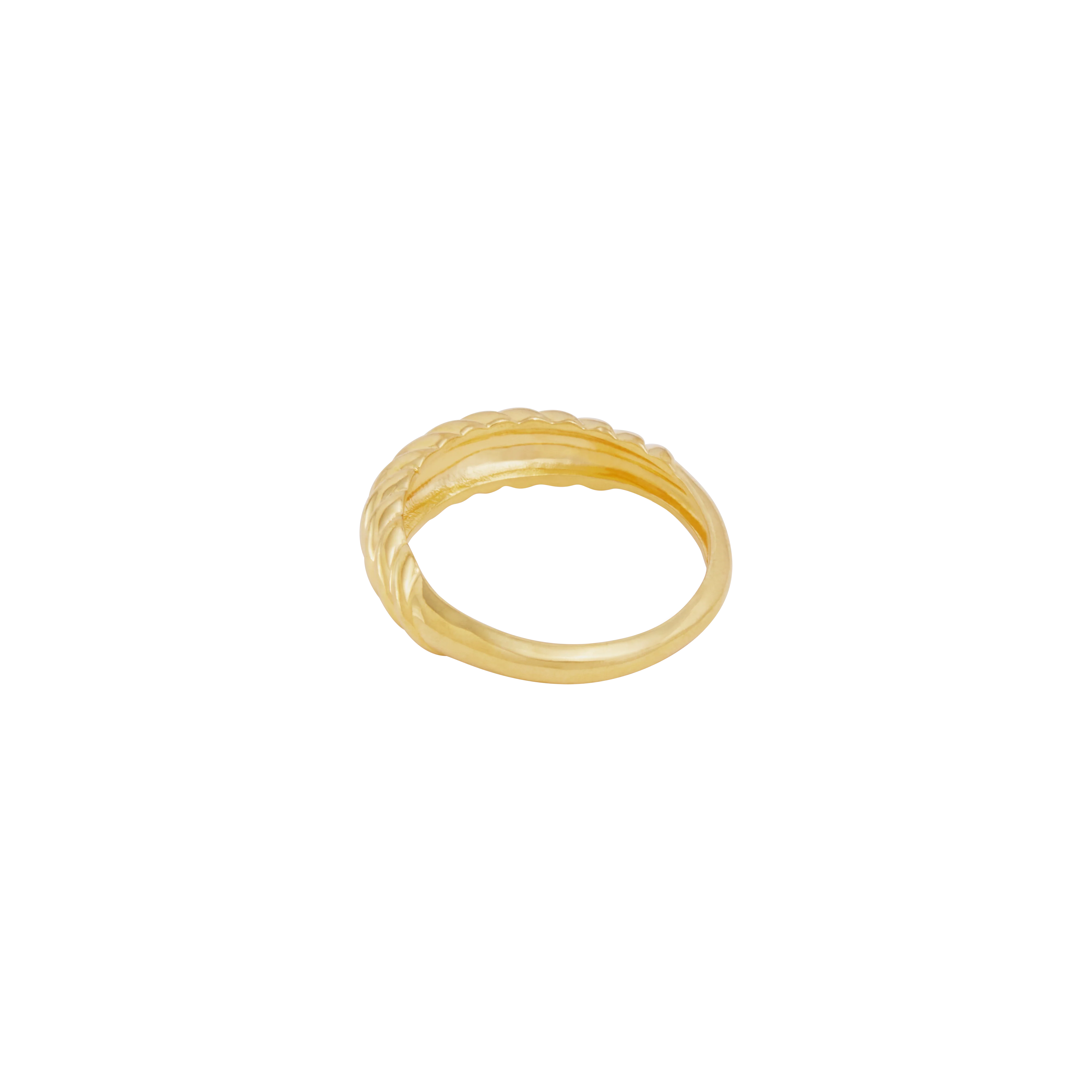 Fine Croissant Ring - Gold - Image 4