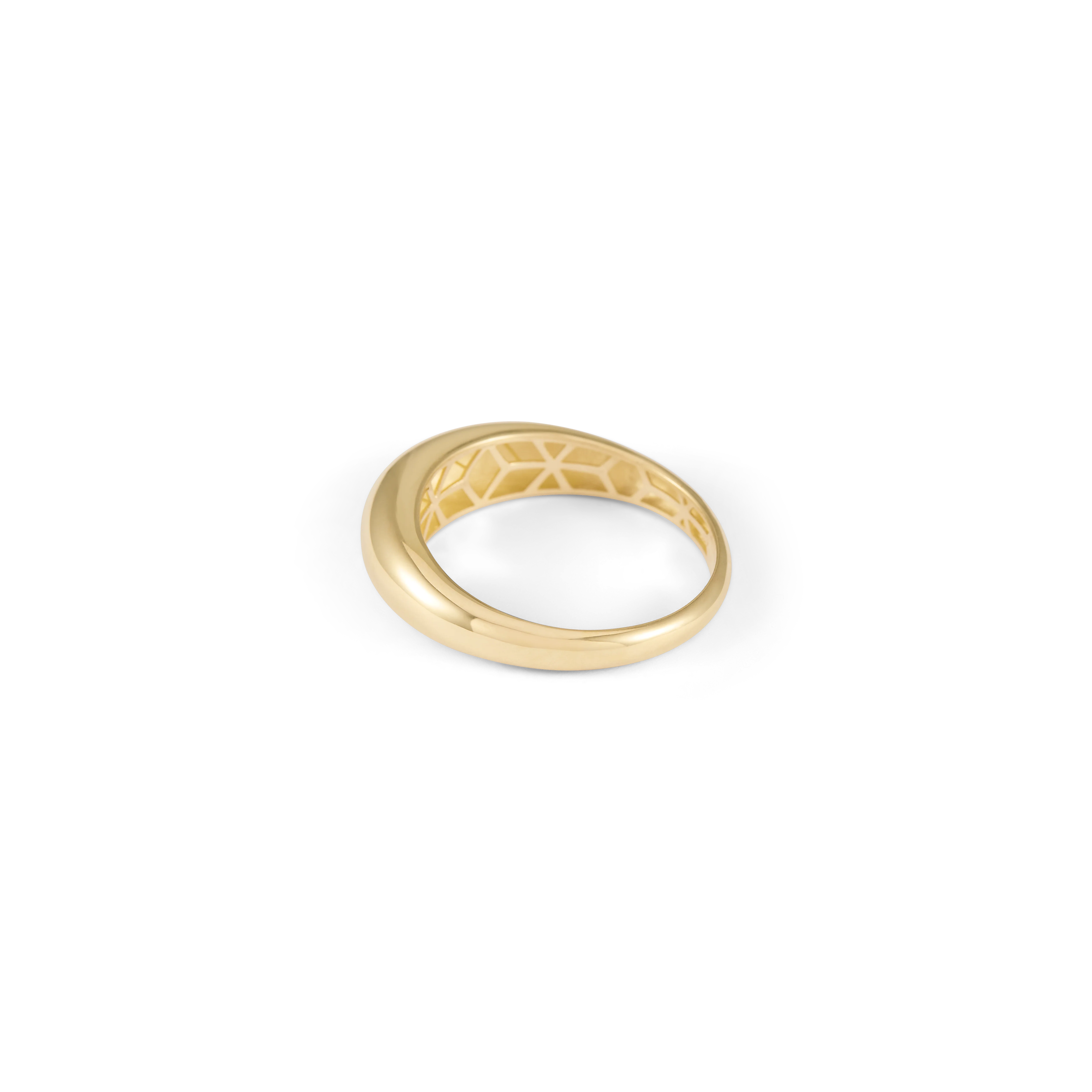Fine Dome Ring - Solid Gold - Image 3