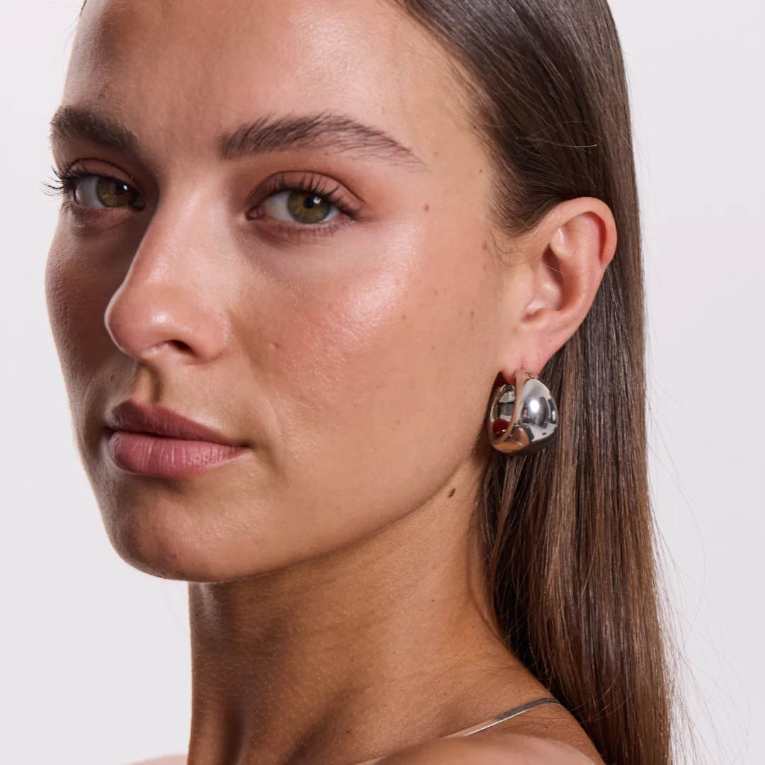 Hunter Earrings - Silver - Image 3
