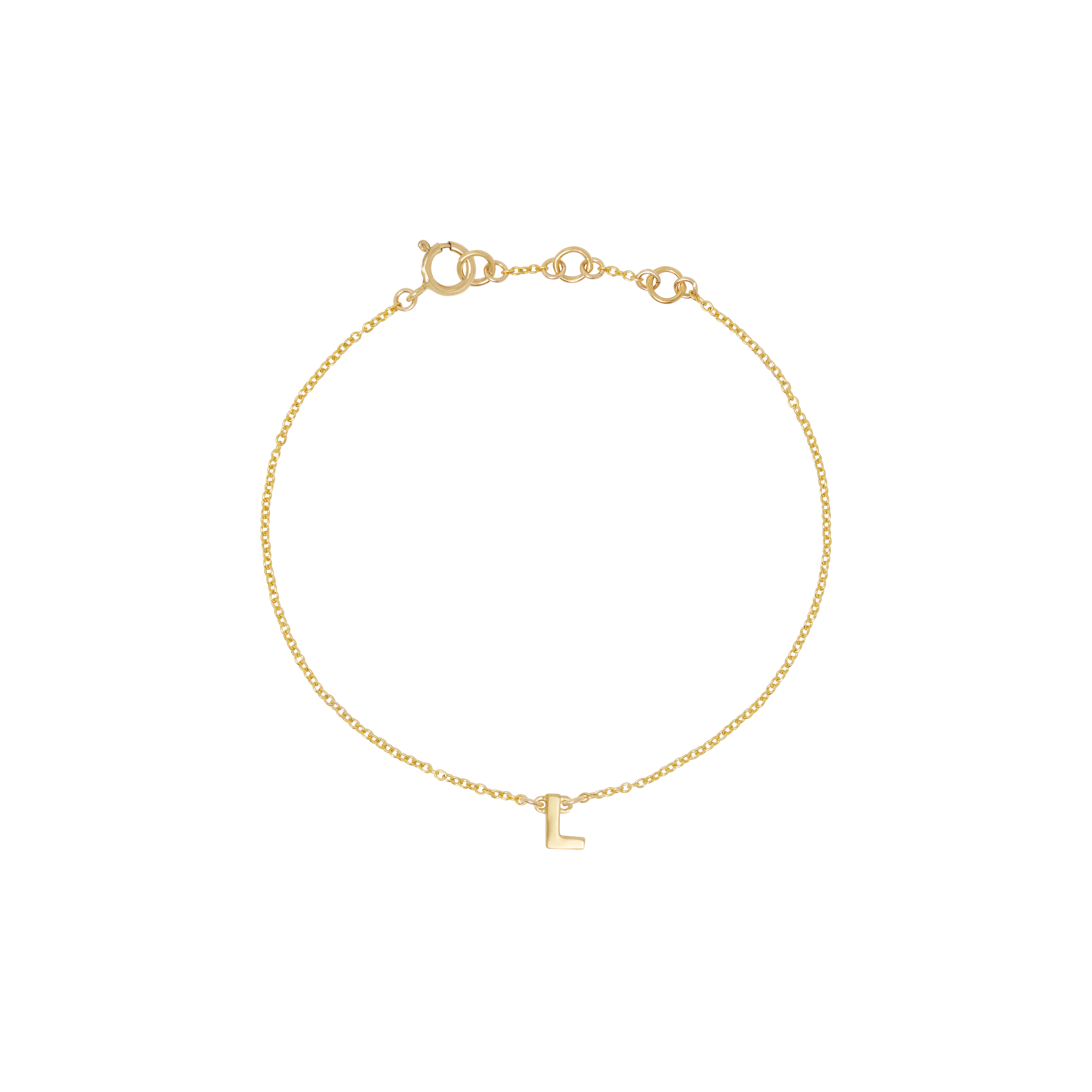 Initial Bracelet - Gold - Image 12