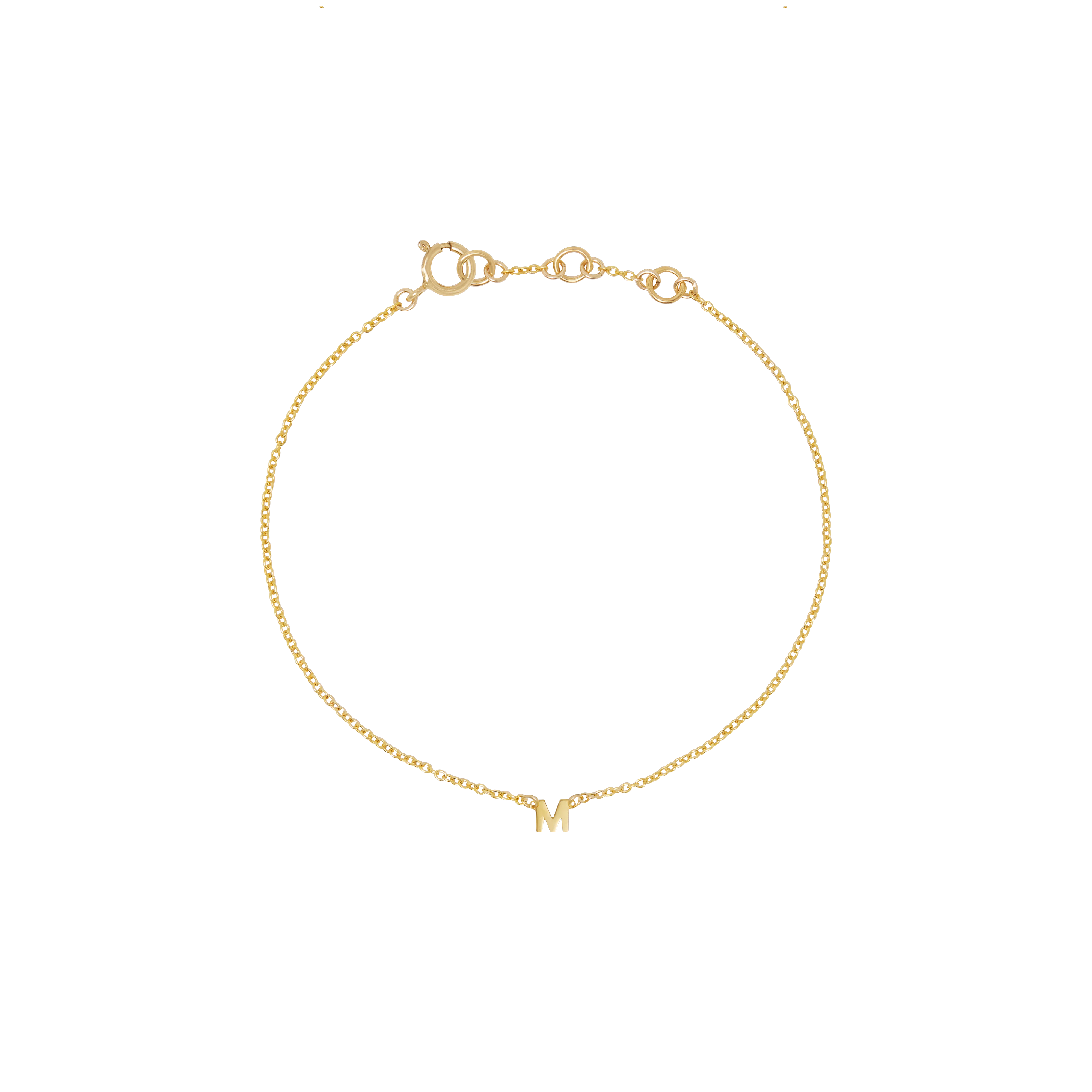 Initial Bracelet - Gold - Image 13