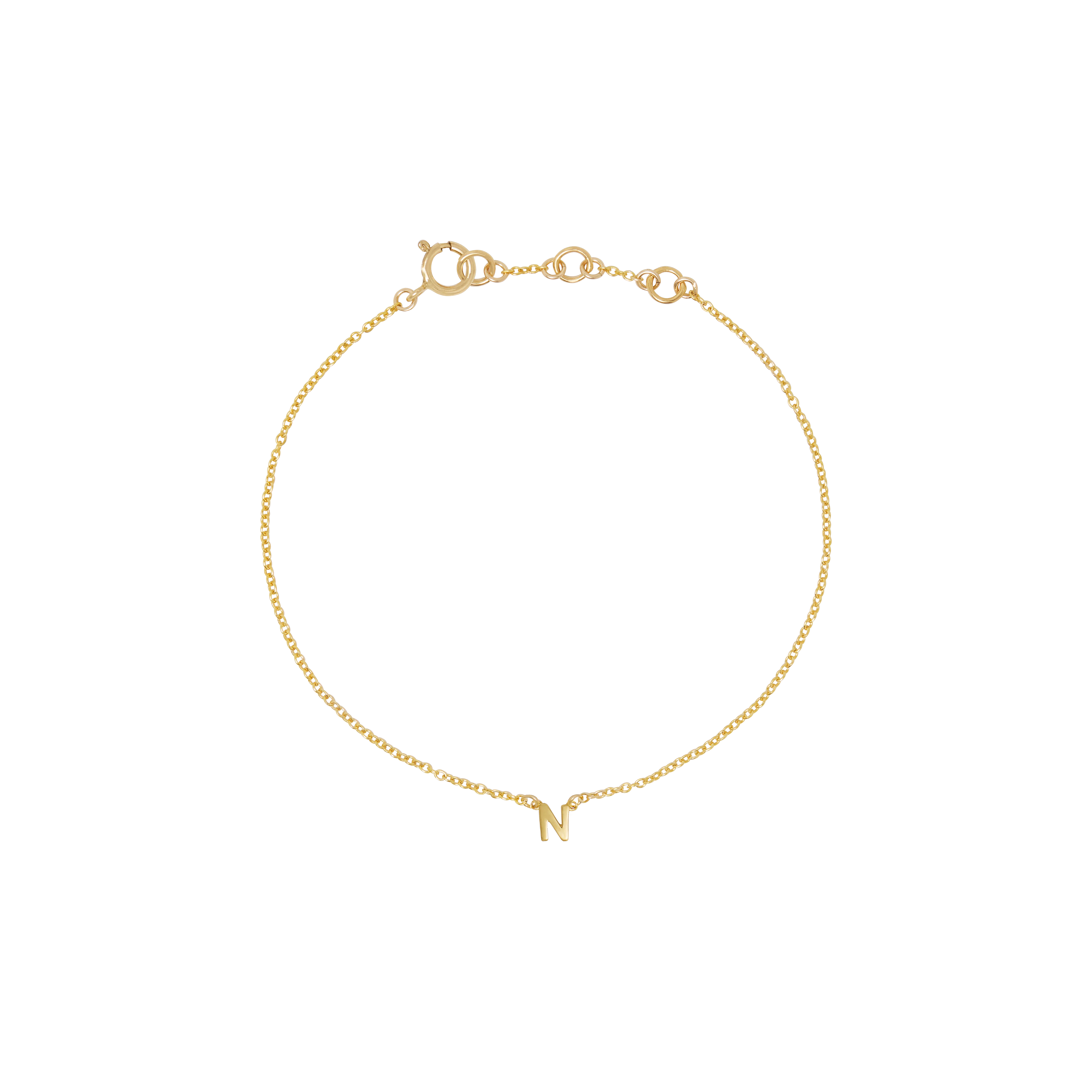 Initial Bracelet - Gold - Image 14
