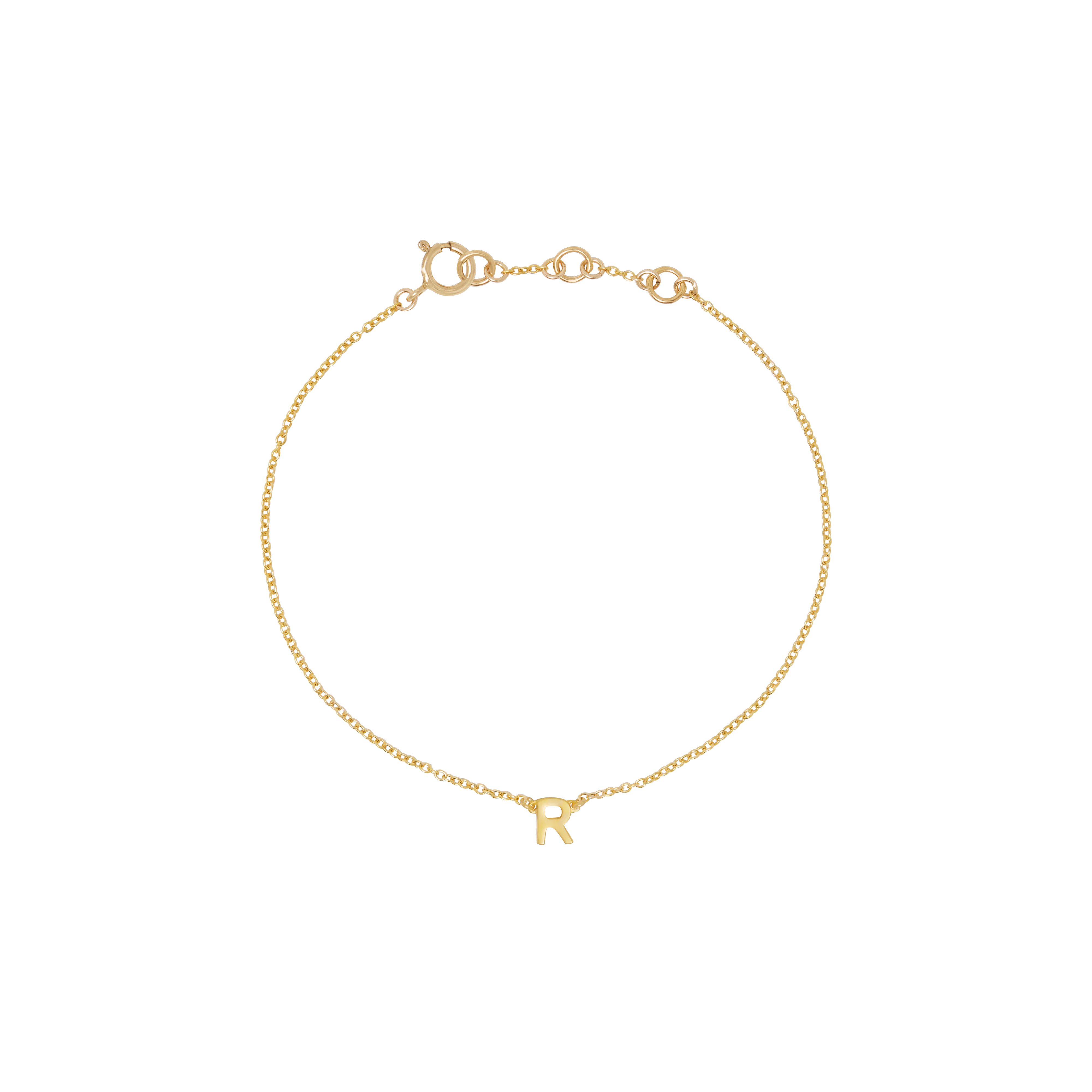 Initial Bracelet - Gold - Image 18