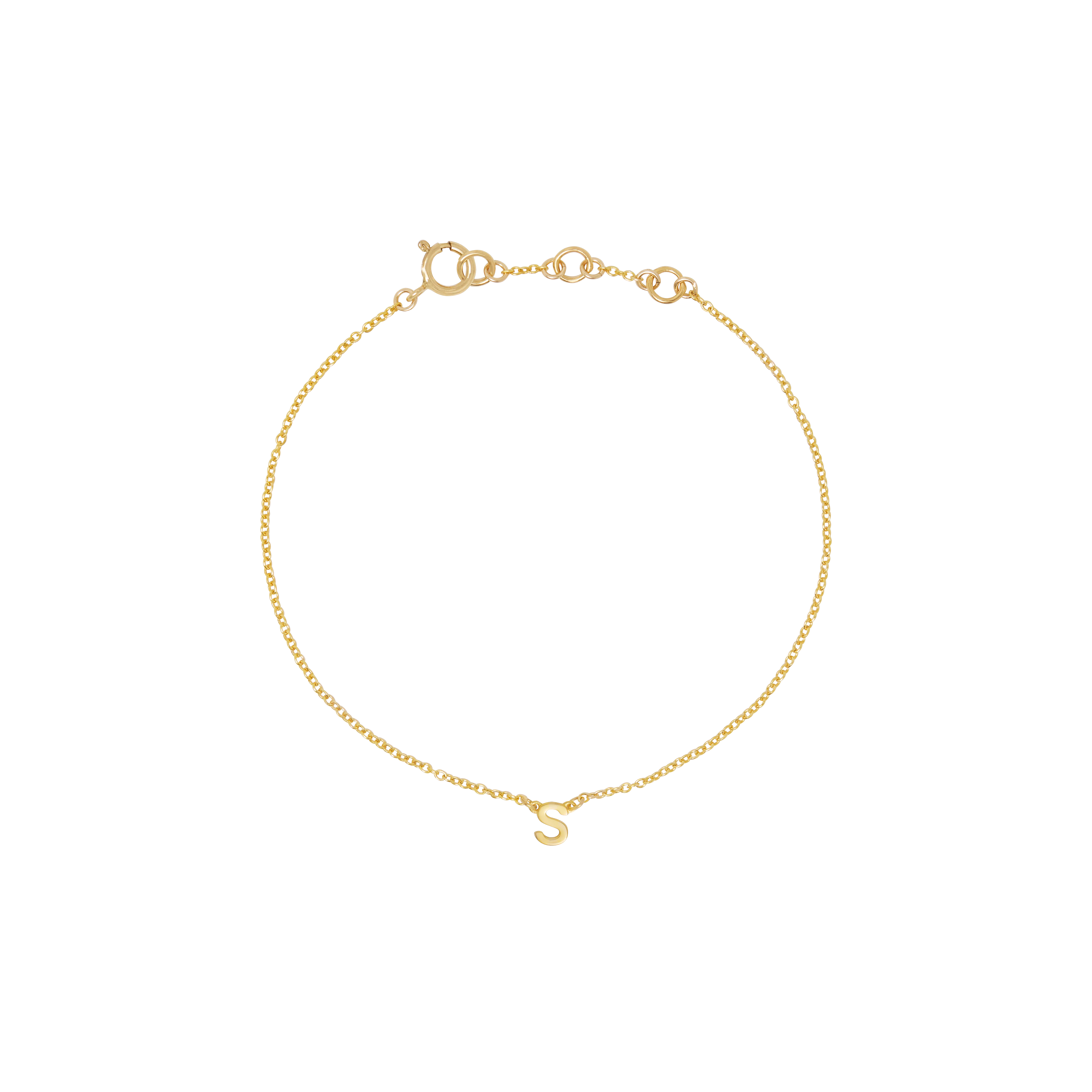 Initial Bracelet - Gold - Image 19