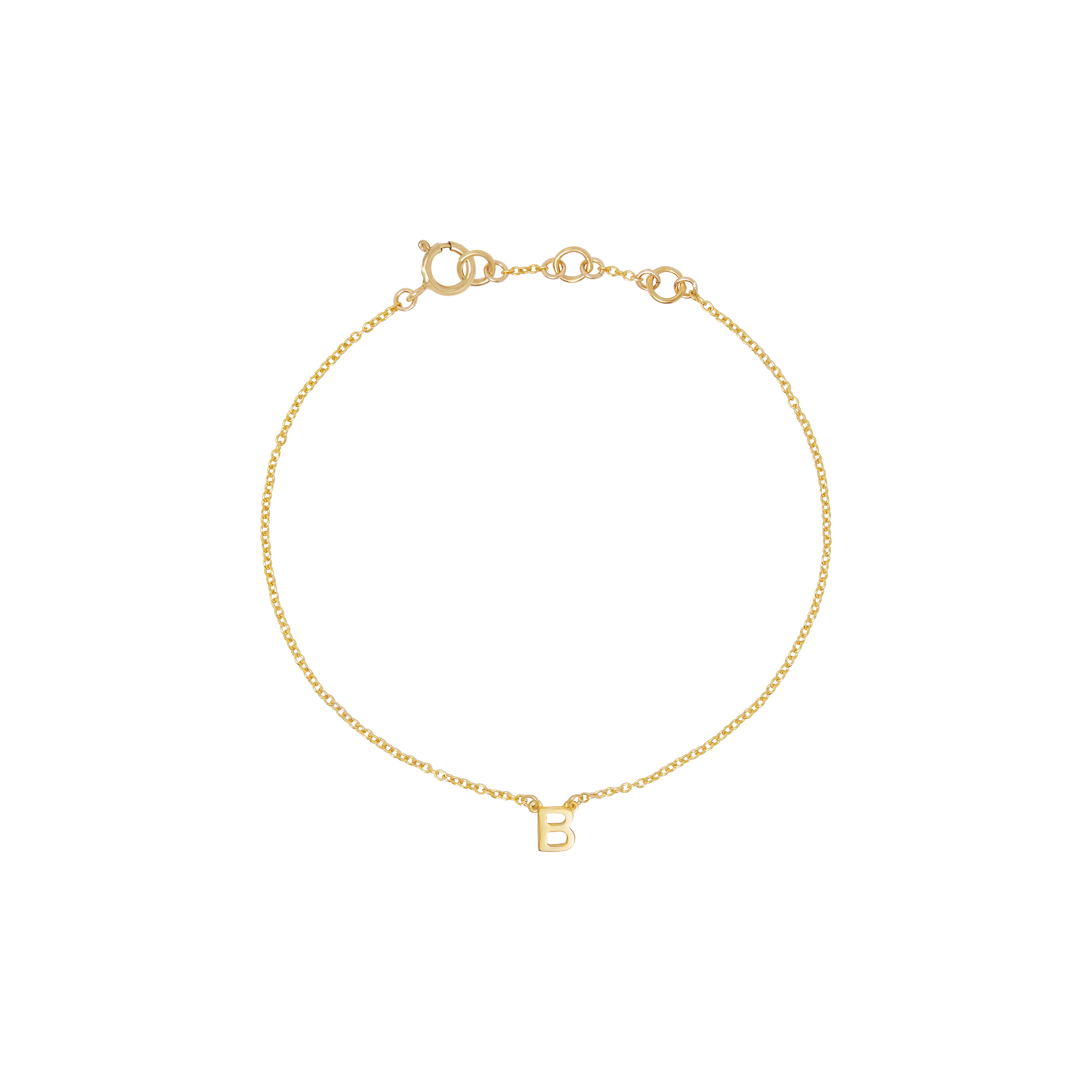Initial Bracelet - Gold - Image 2