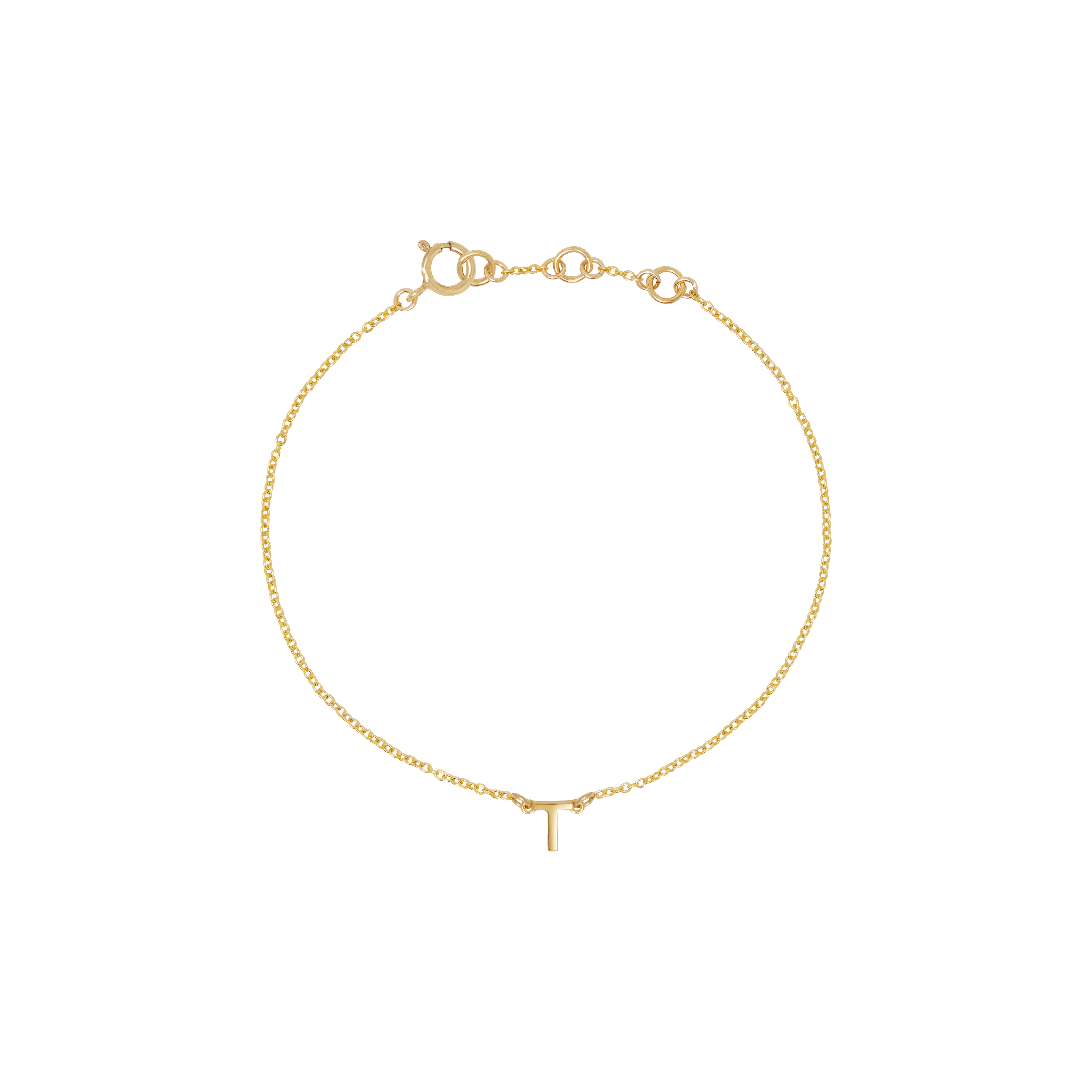 Initial Bracelet - Gold - Image 20