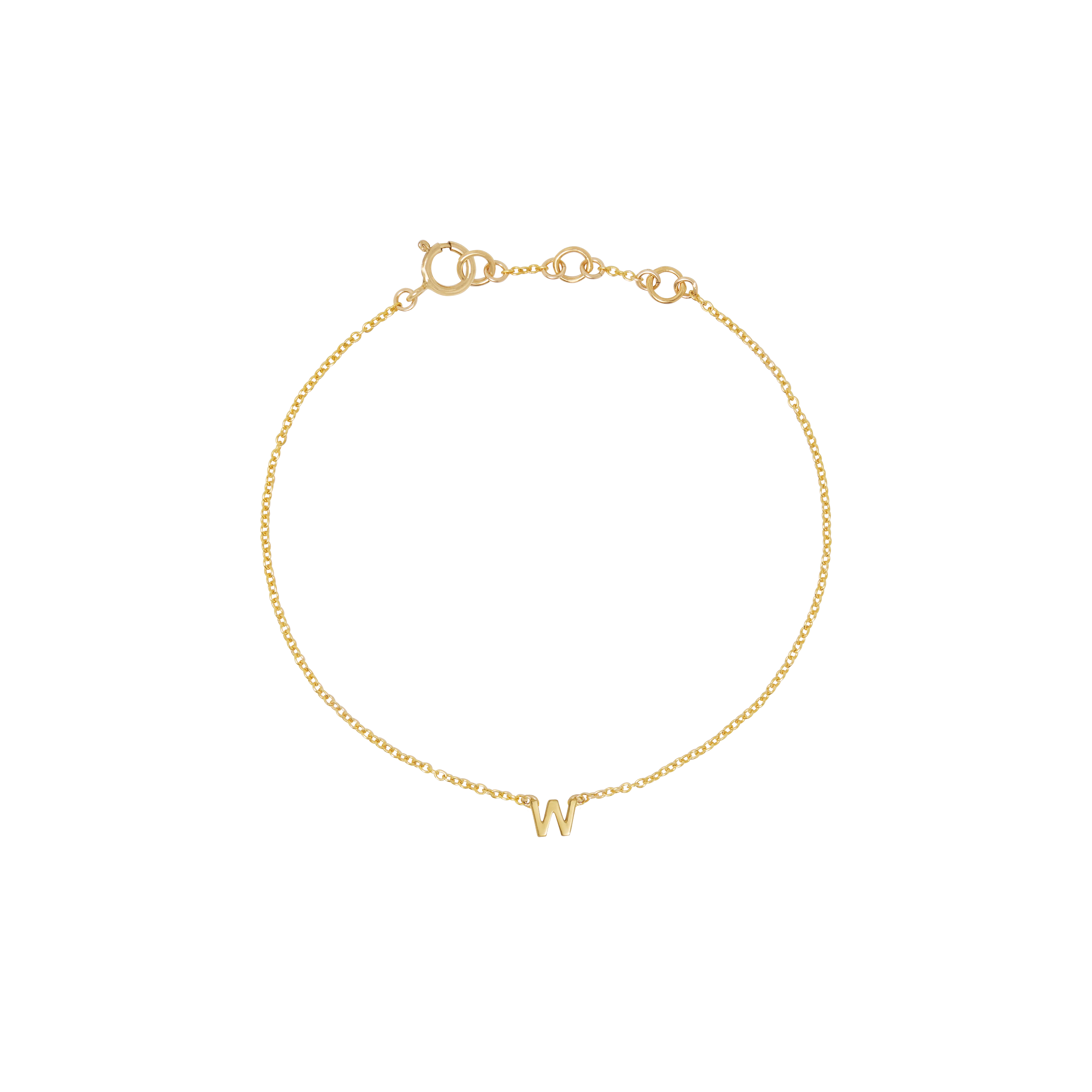 Initial Bracelet - Gold - Image 23