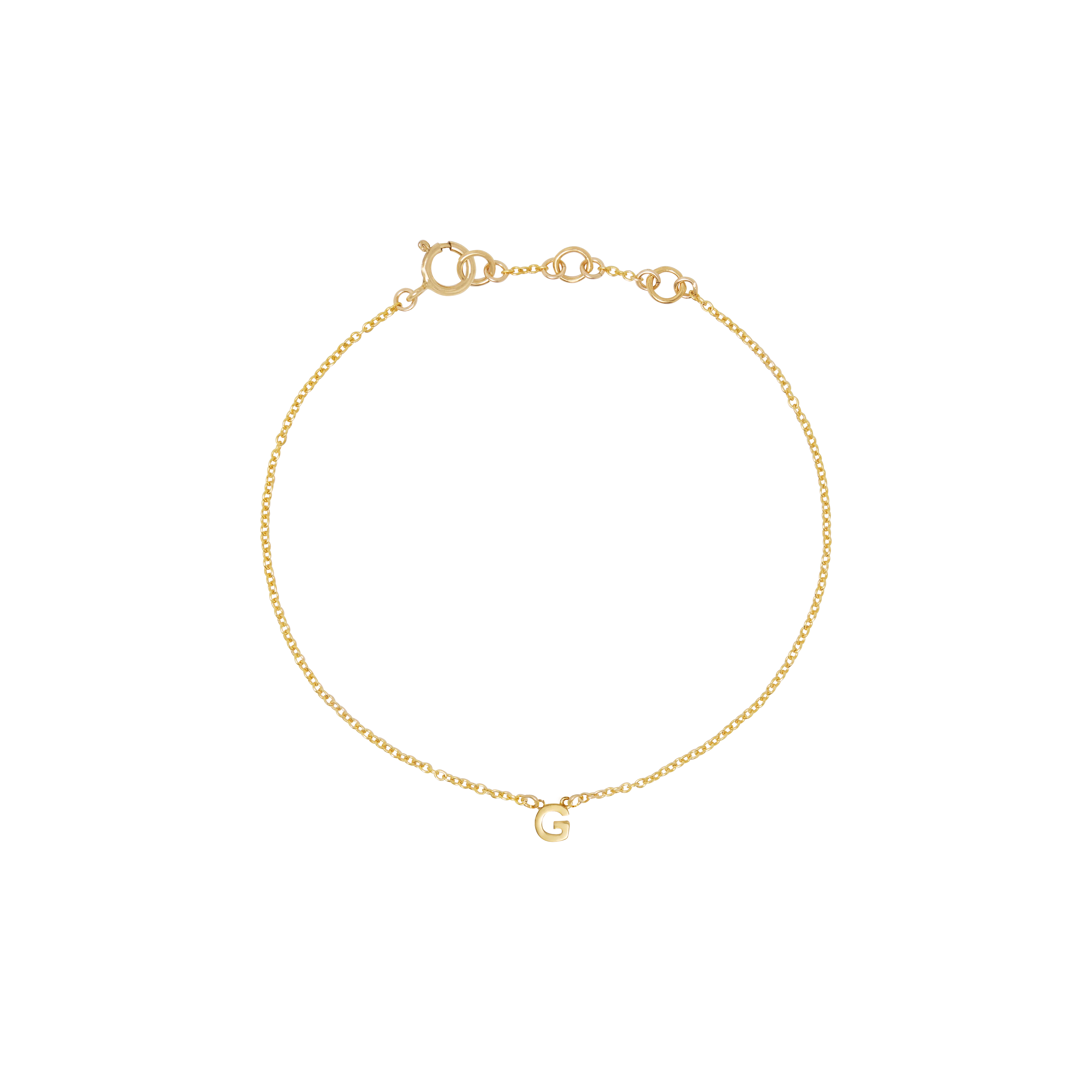 Initial Bracelet - Gold - Image 7
