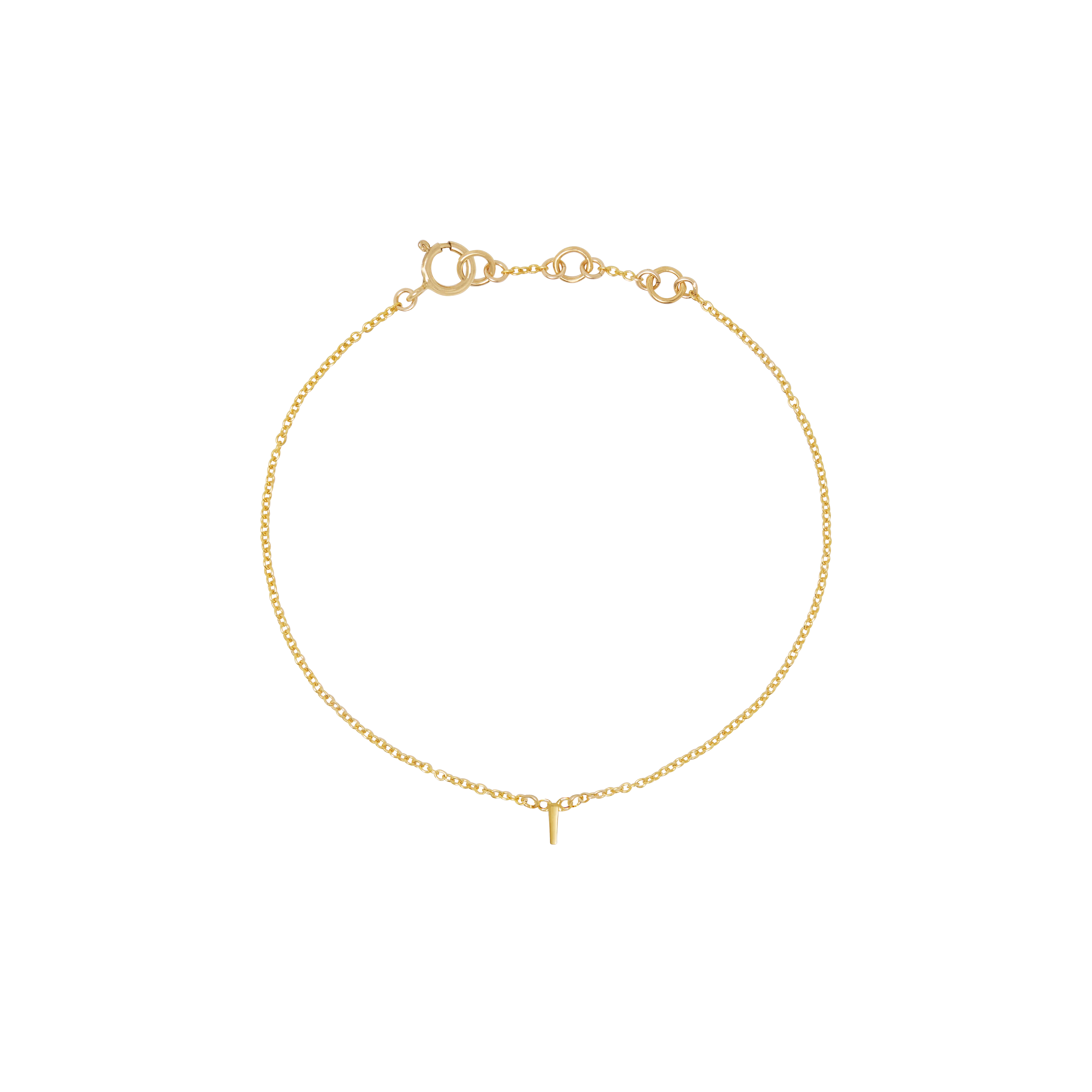 Initial Bracelet - Gold - Image 9