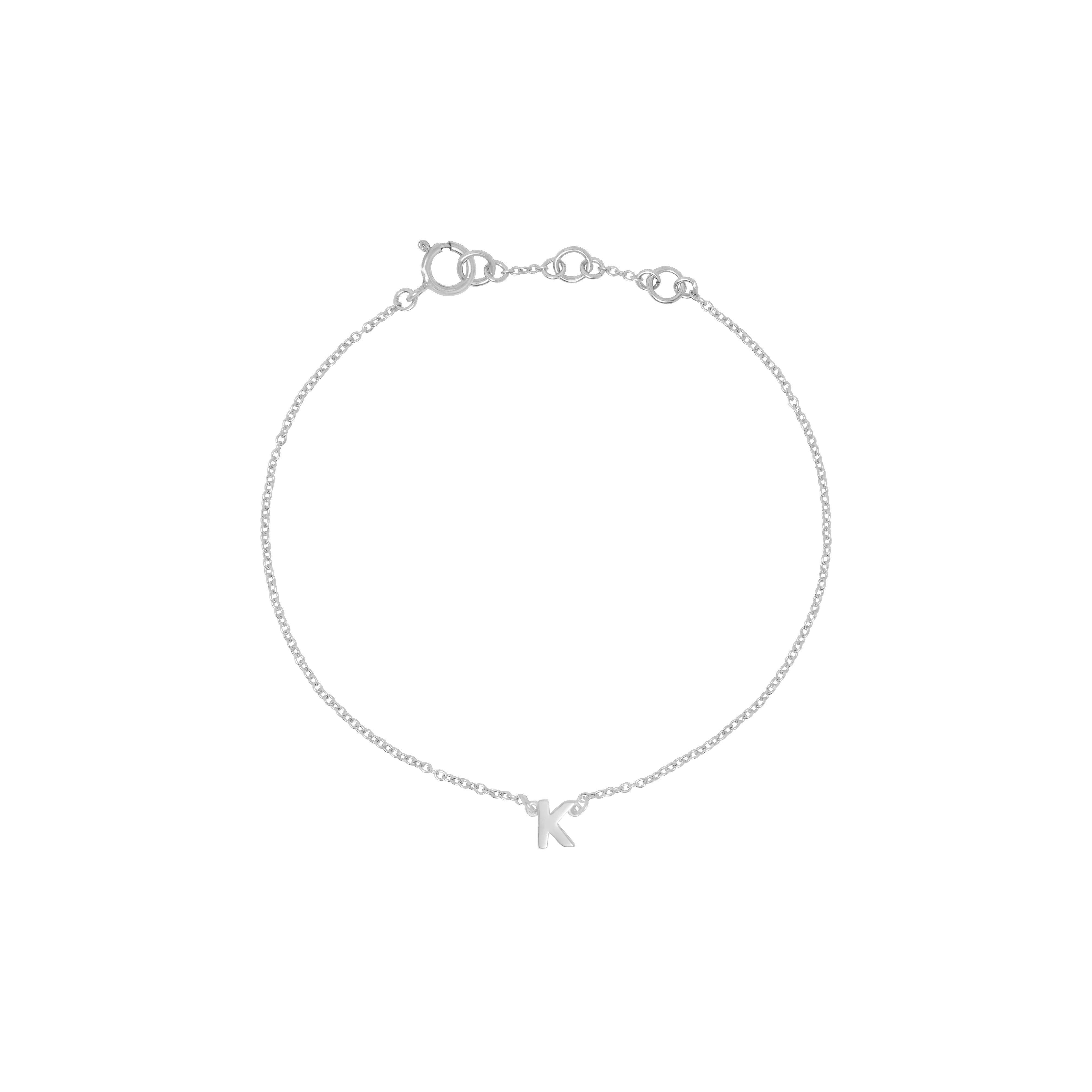 Initial Bracelet - Silver - Image 11