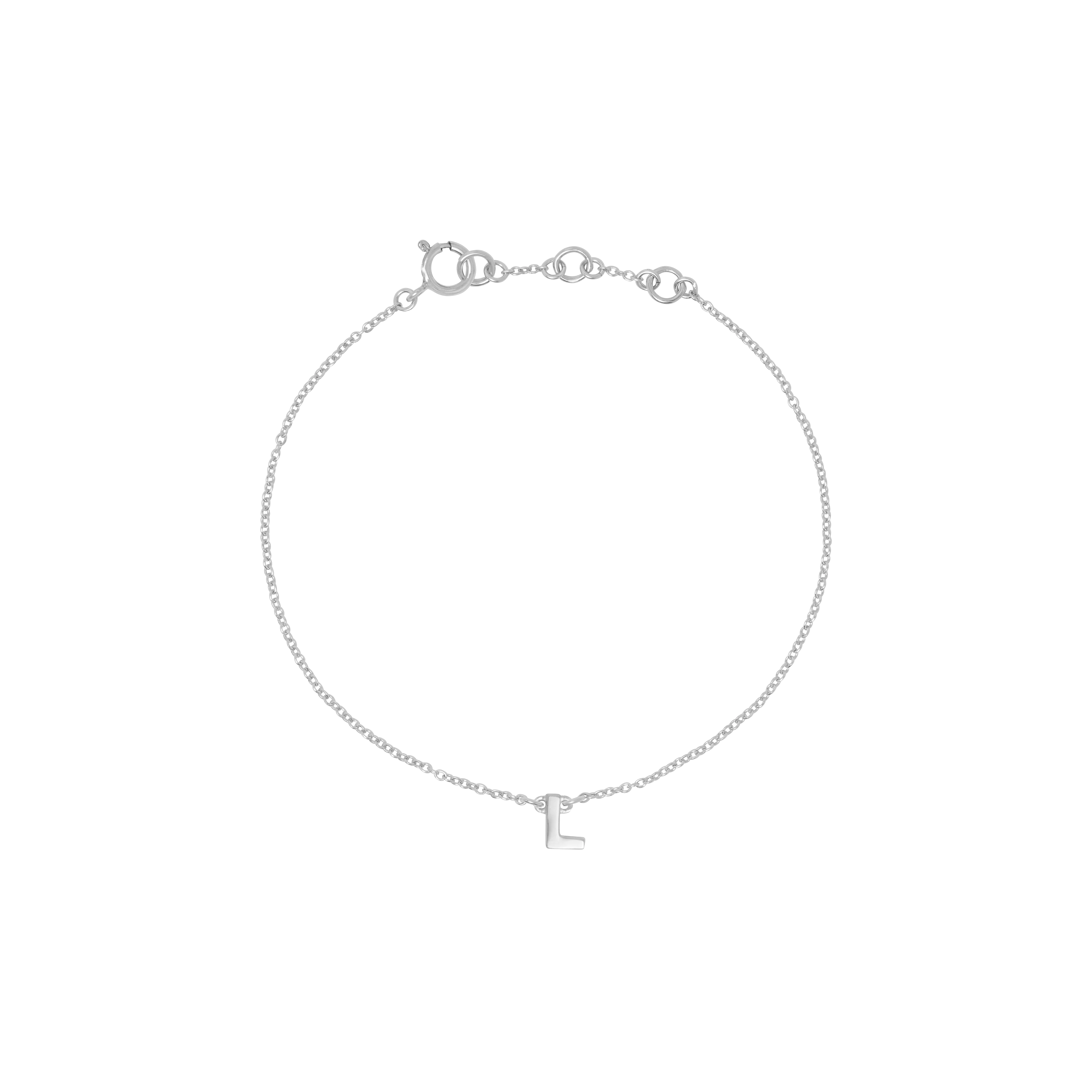 Initial Bracelet - Silver - Image 12