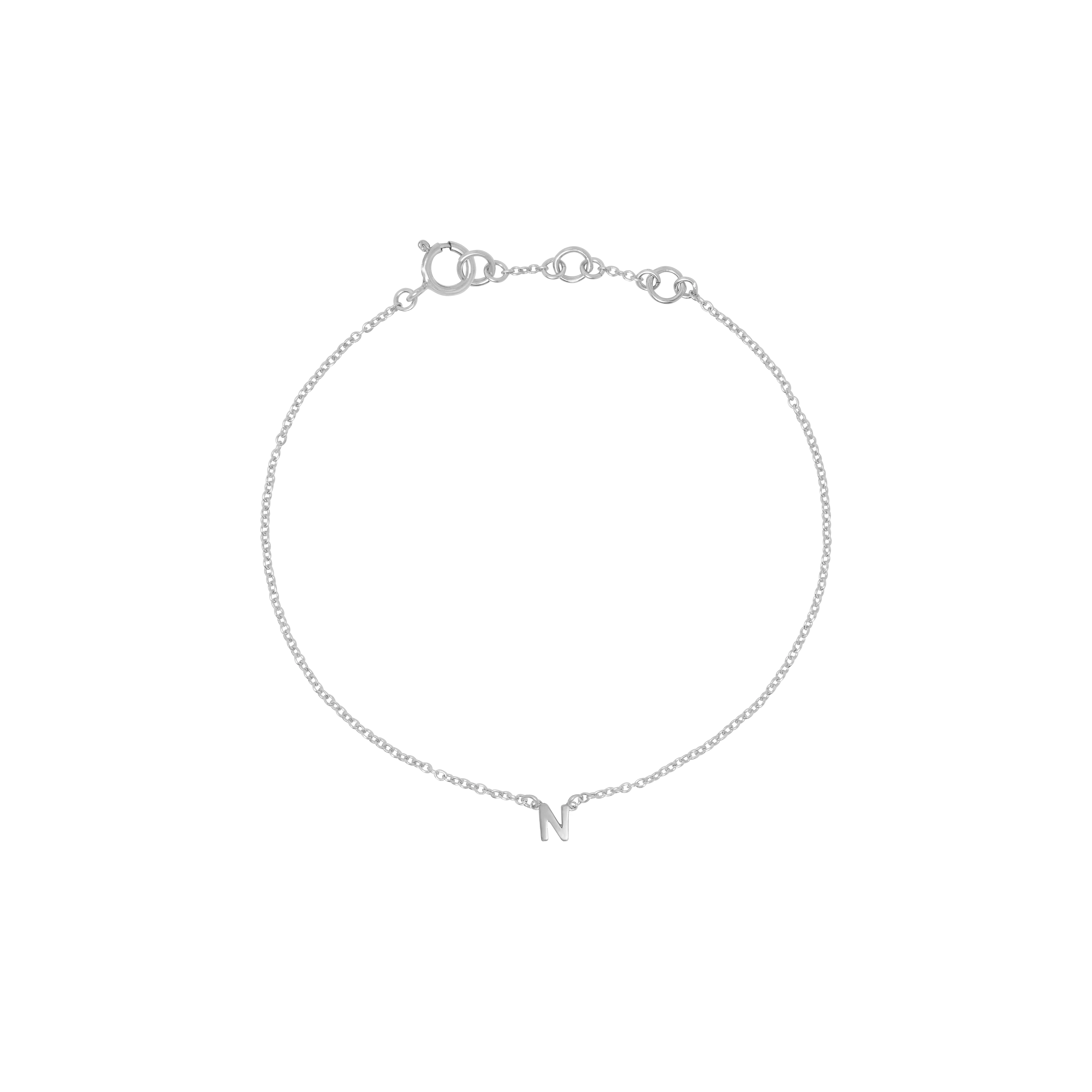 Initial Bracelet - Silver - Image 14