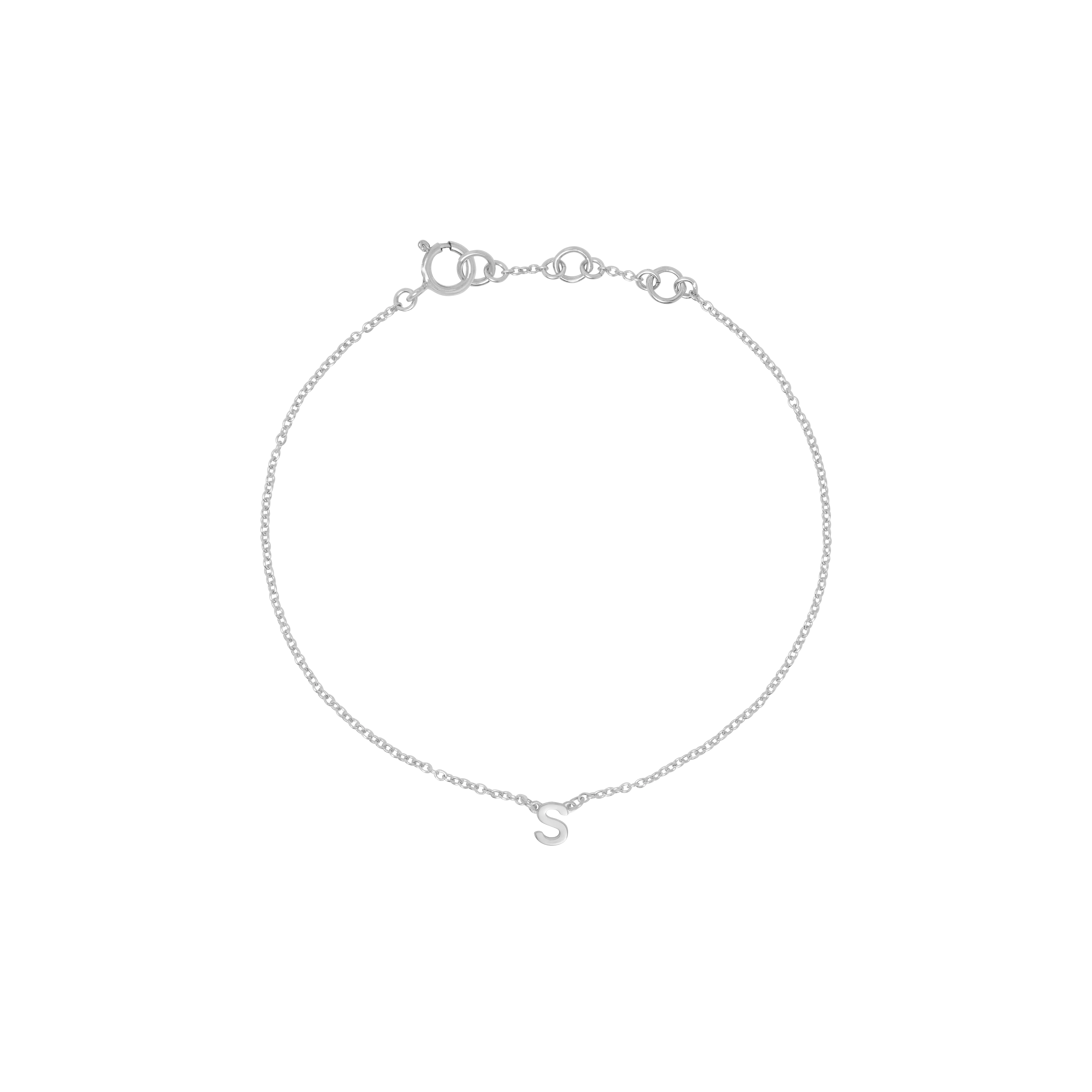 Initial Bracelet - Silver - Image 19