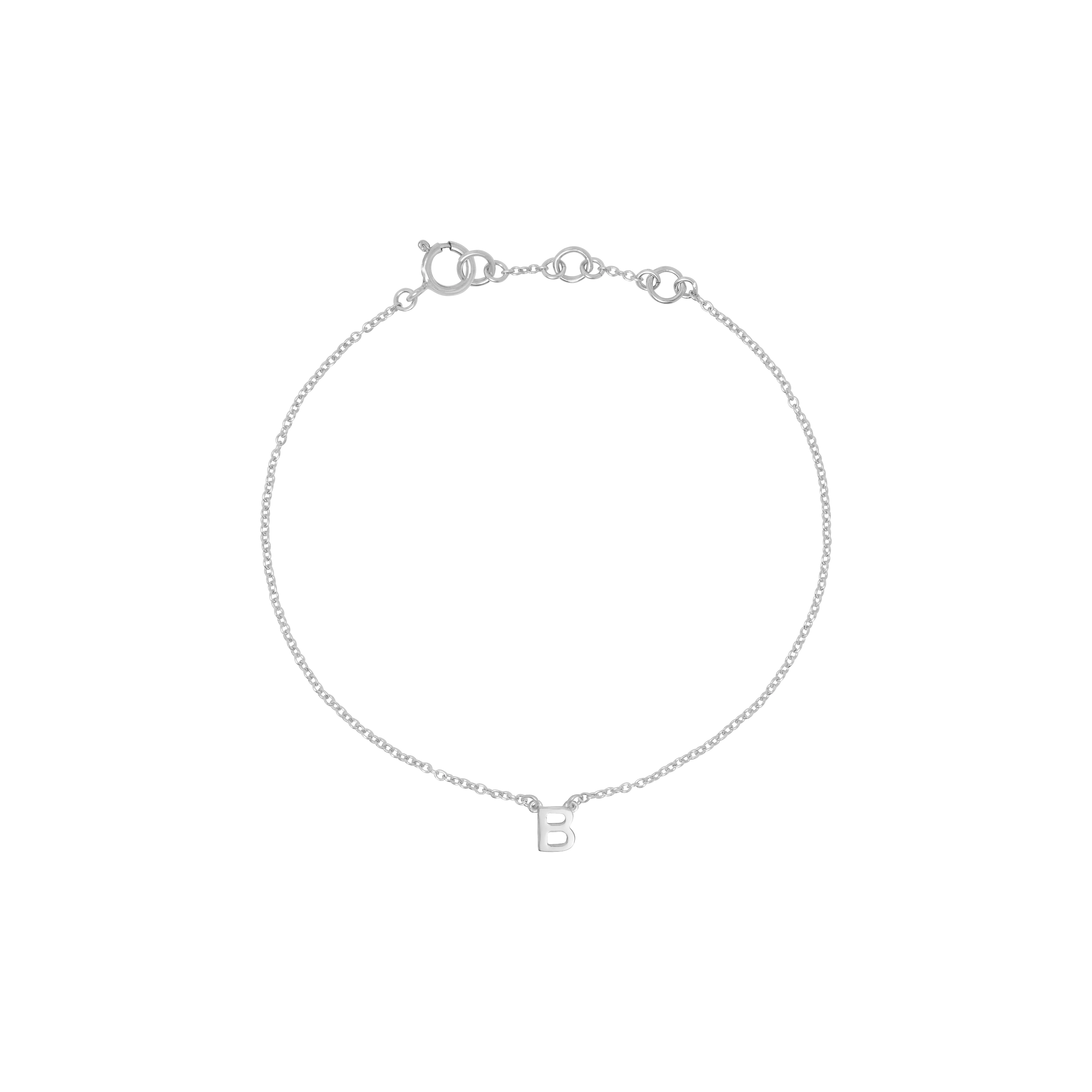 Initial Bracelet - Silver - Image 2