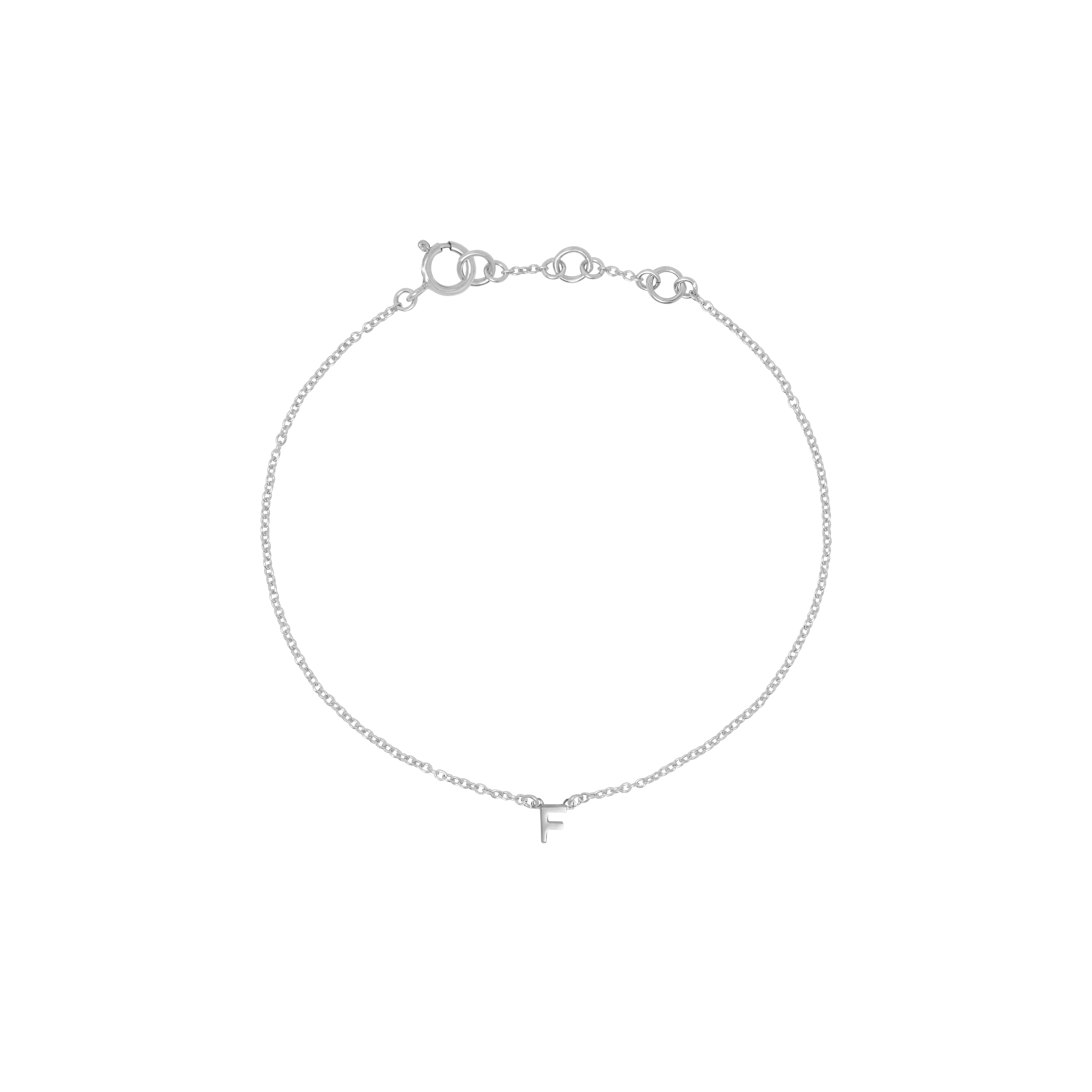Initial Bracelet - Silver - Image 6