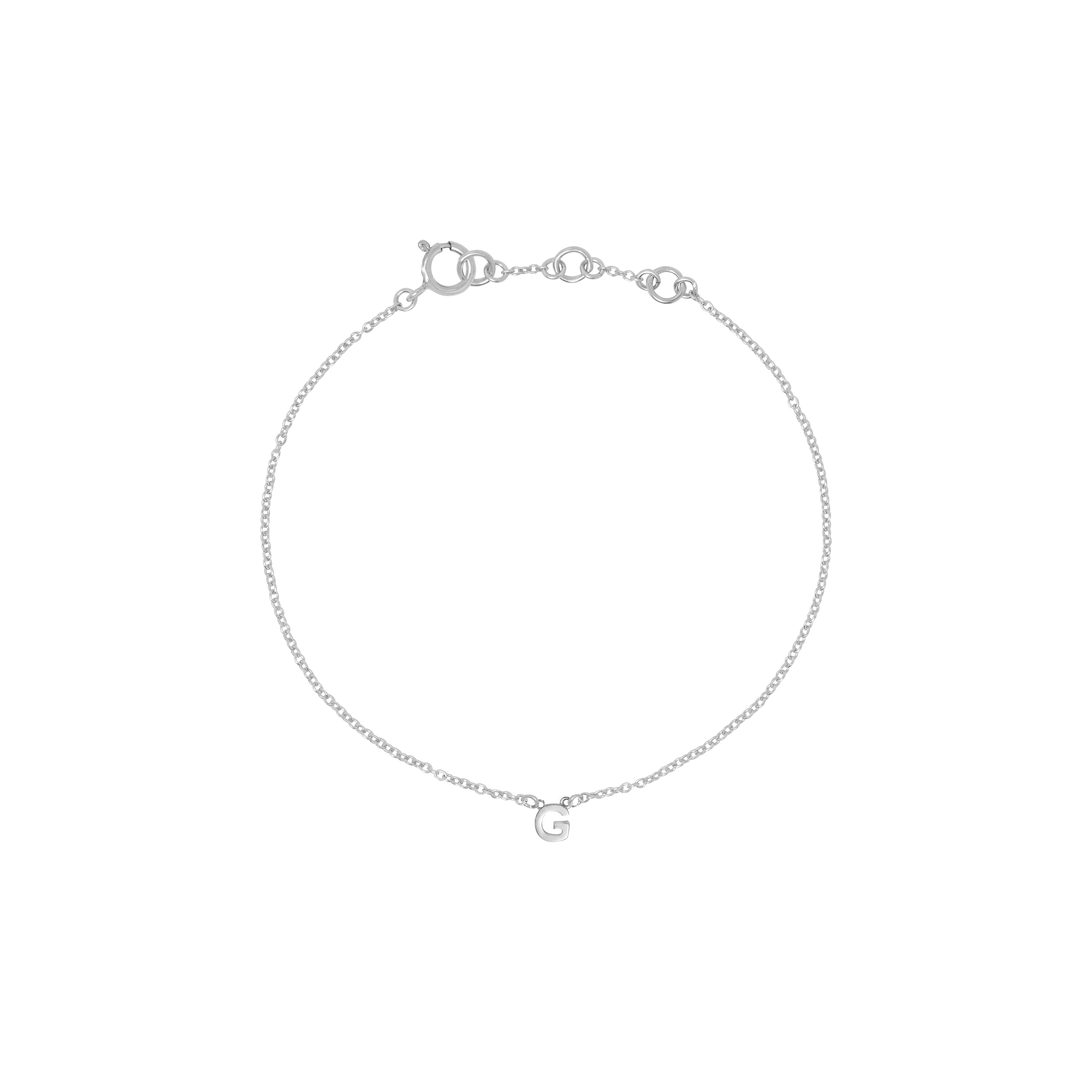 Initial Bracelet - Silver - Image 7