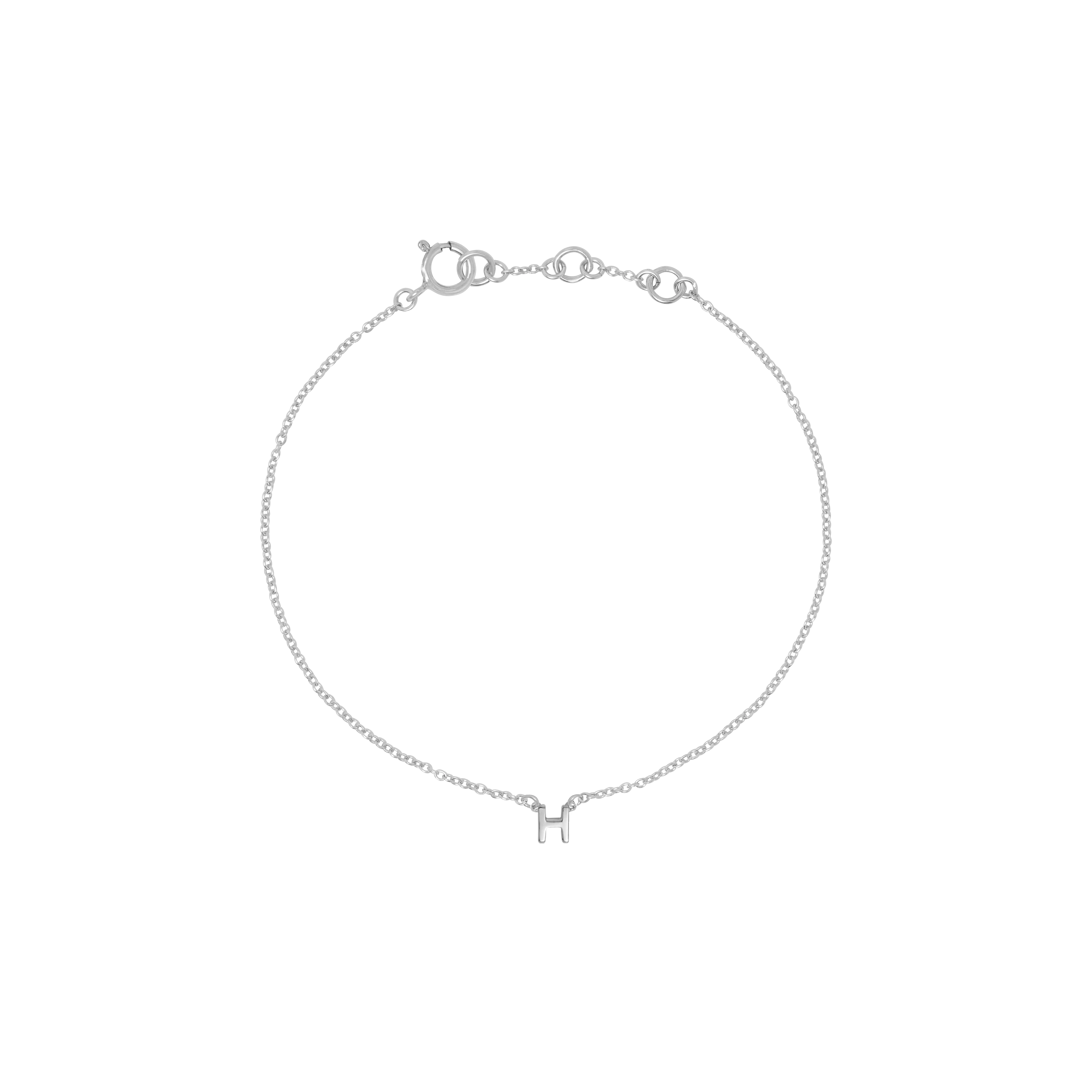 Initial Bracelet - Silver - Image 8