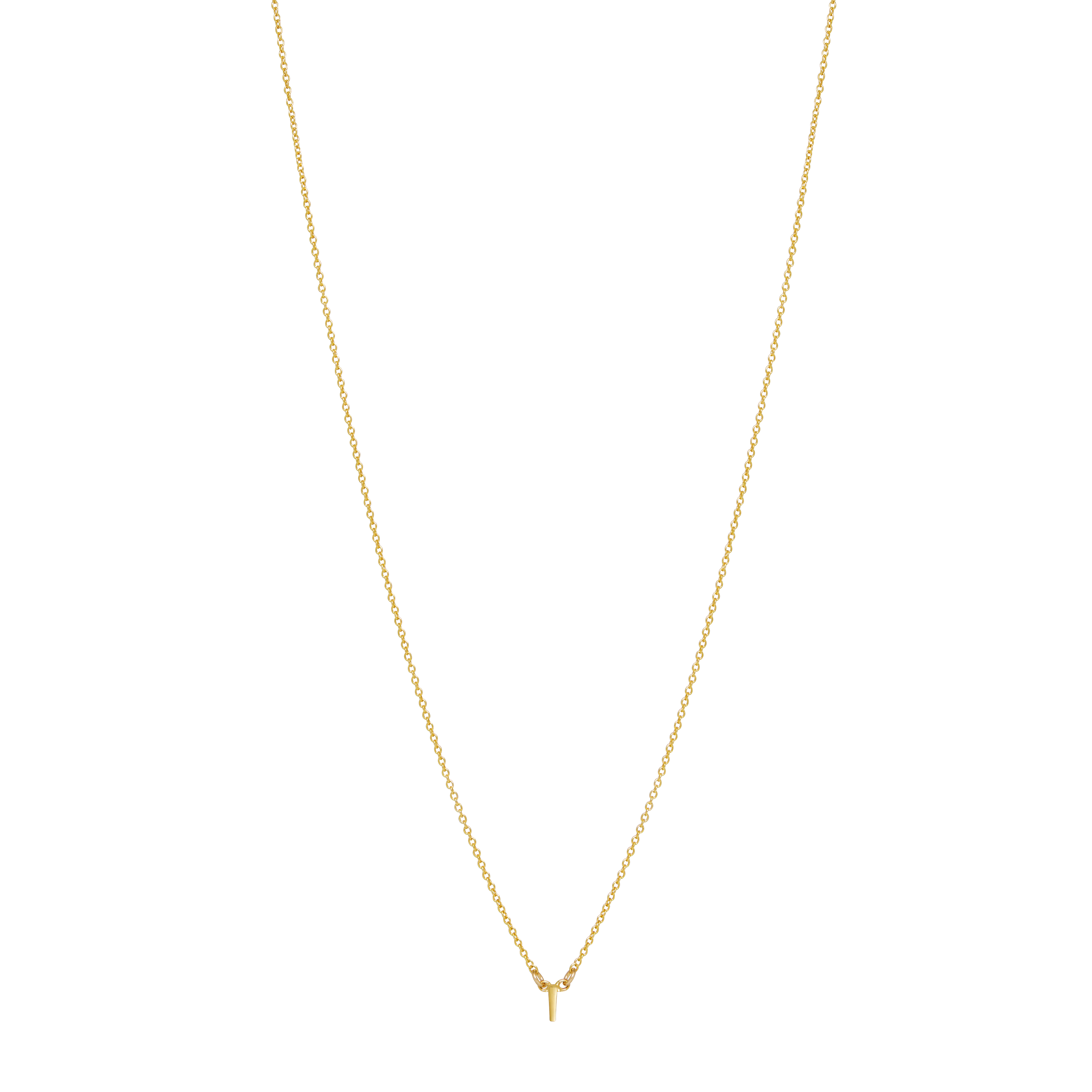 Initial Necklace - Gold - Image 10