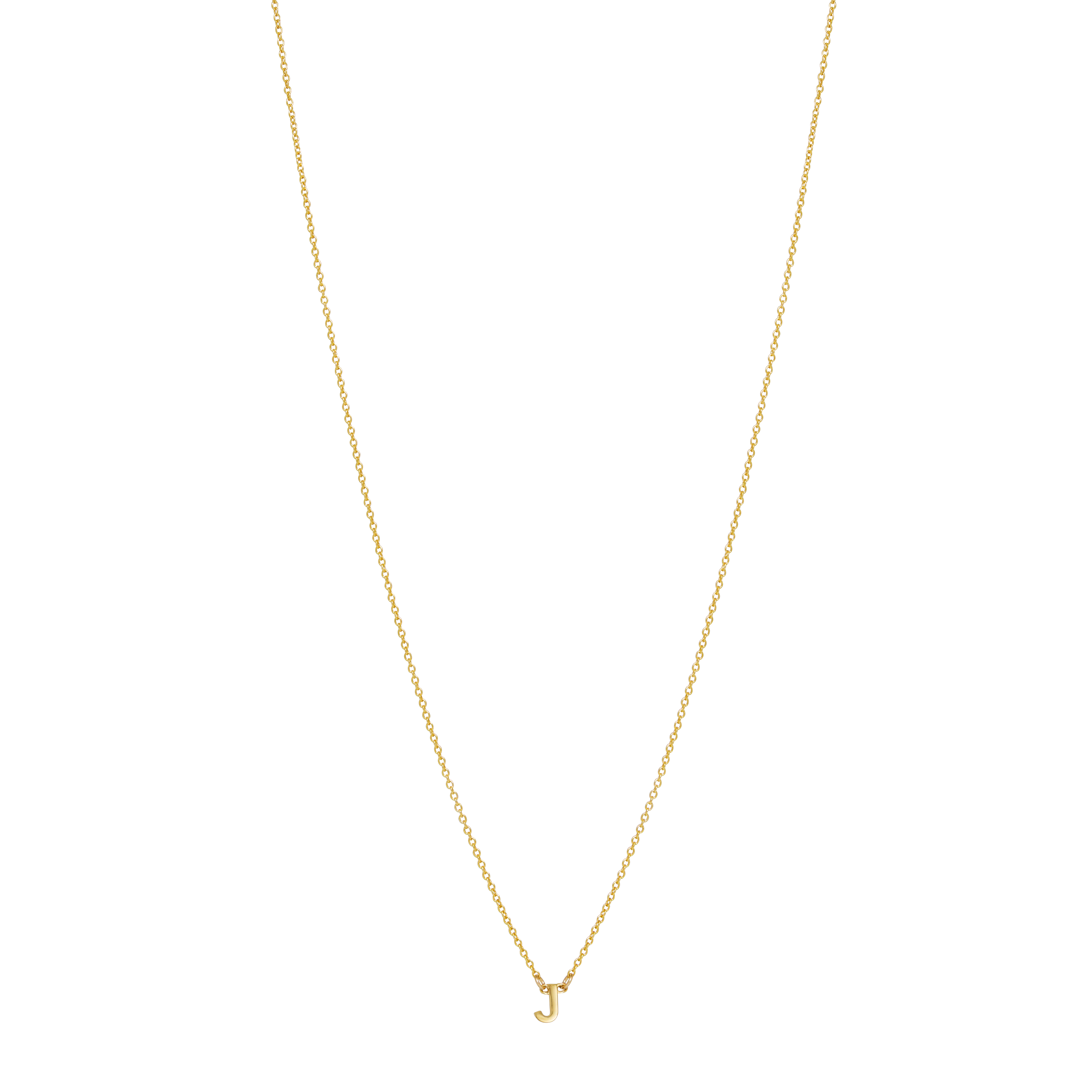 Initial Necklace - Gold - Image 11