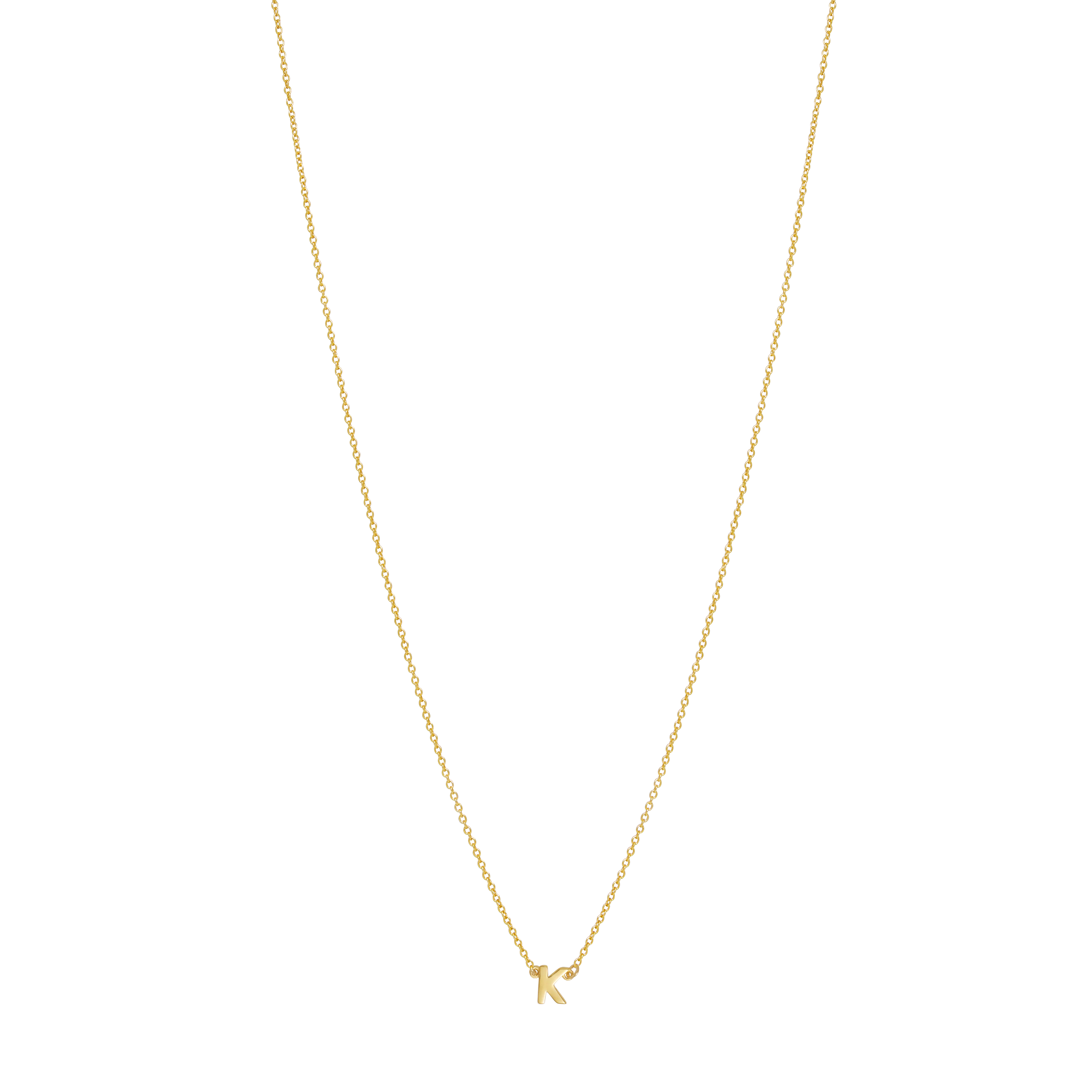 Initial Necklace - Gold - Image 12