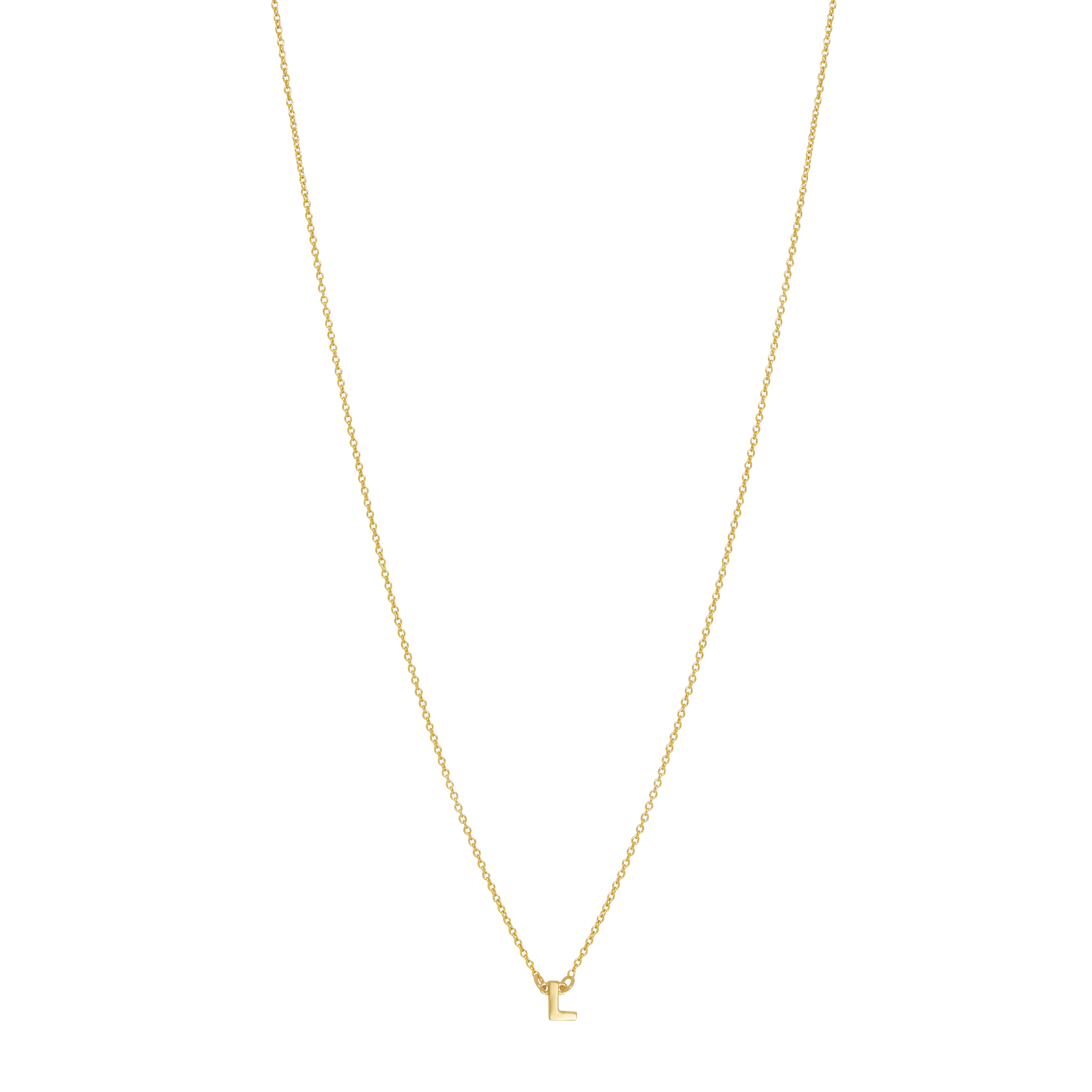Initial Necklace - Gold - Image 13