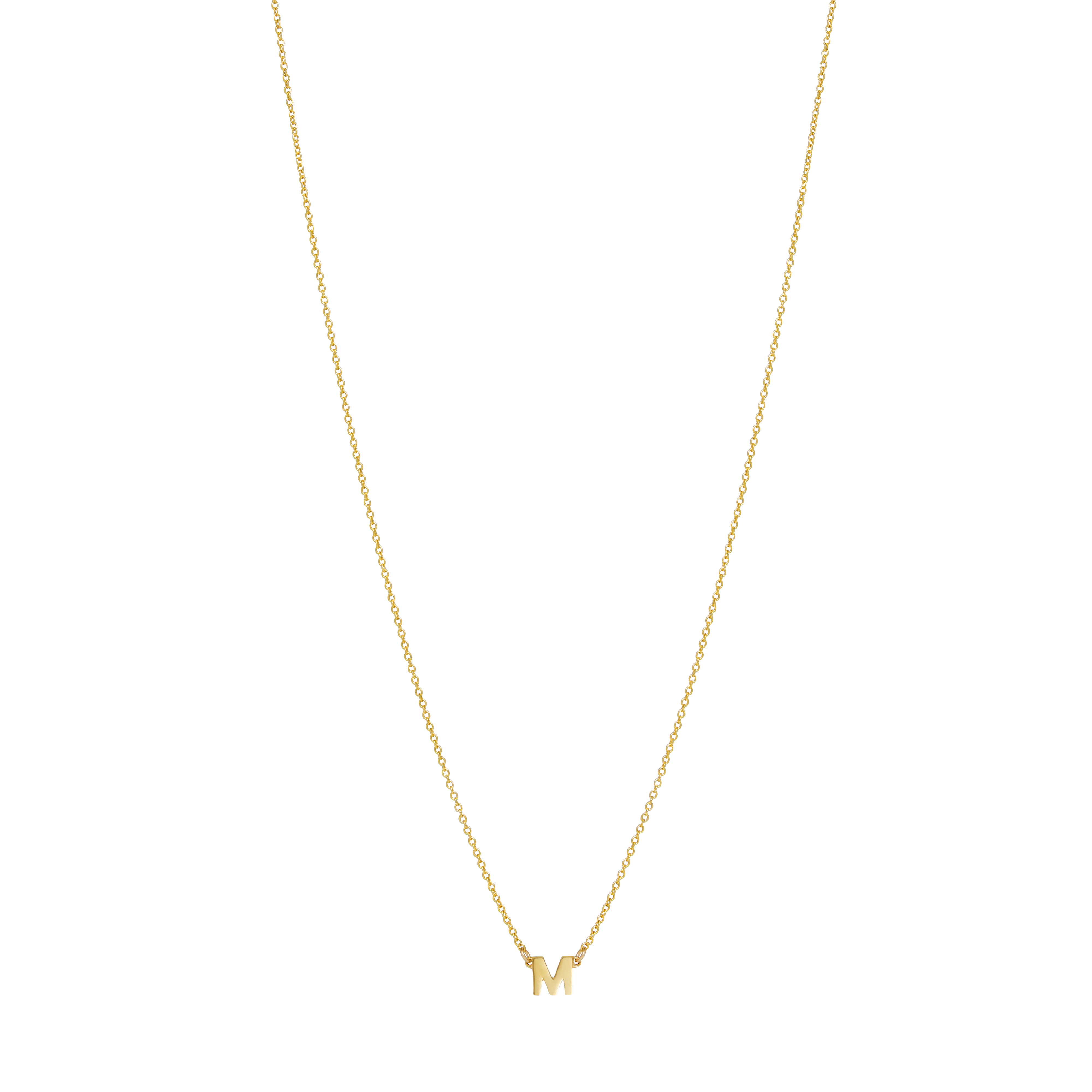 Initial Necklace - Gold - Image 14
