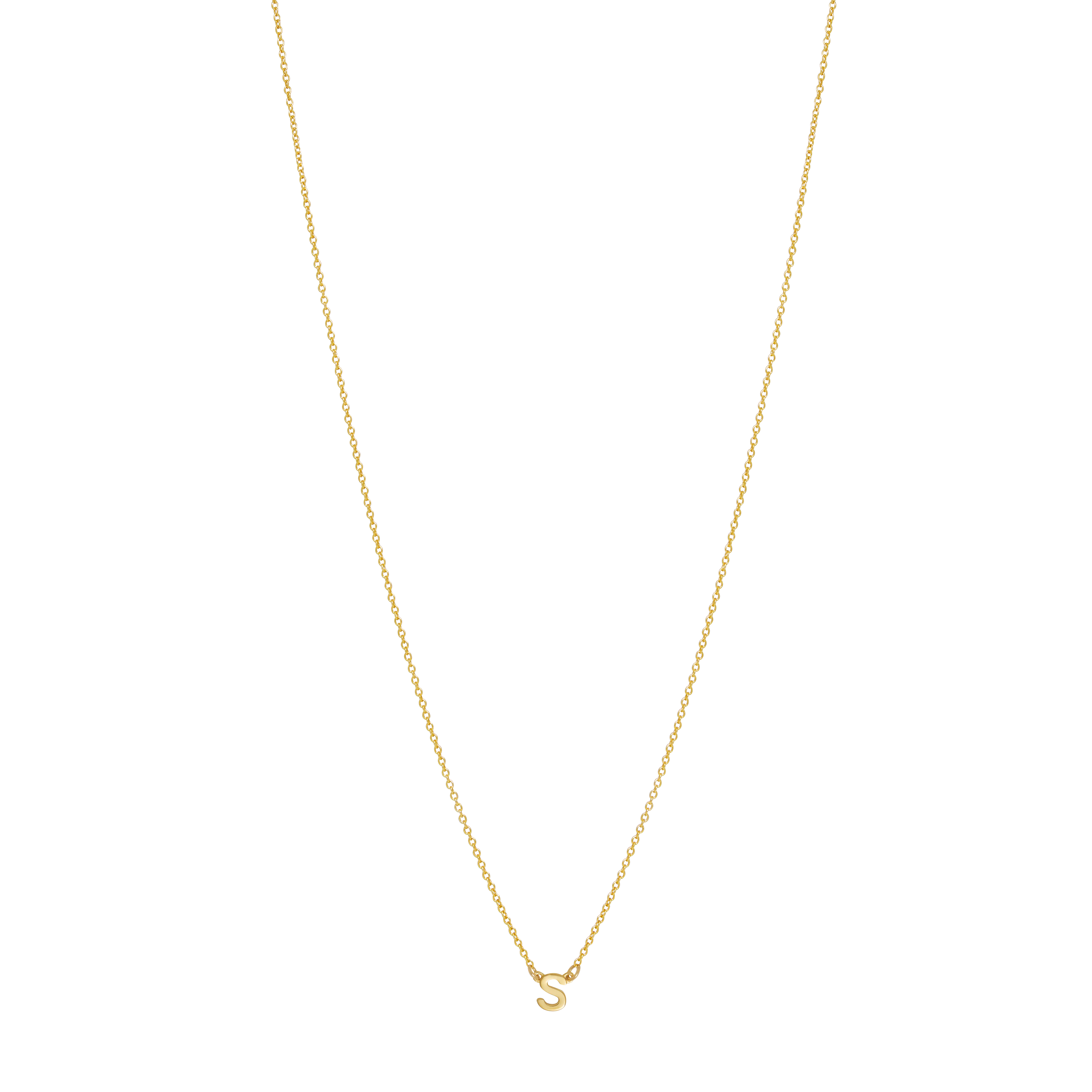 Initial Necklace - Gold - Image 20