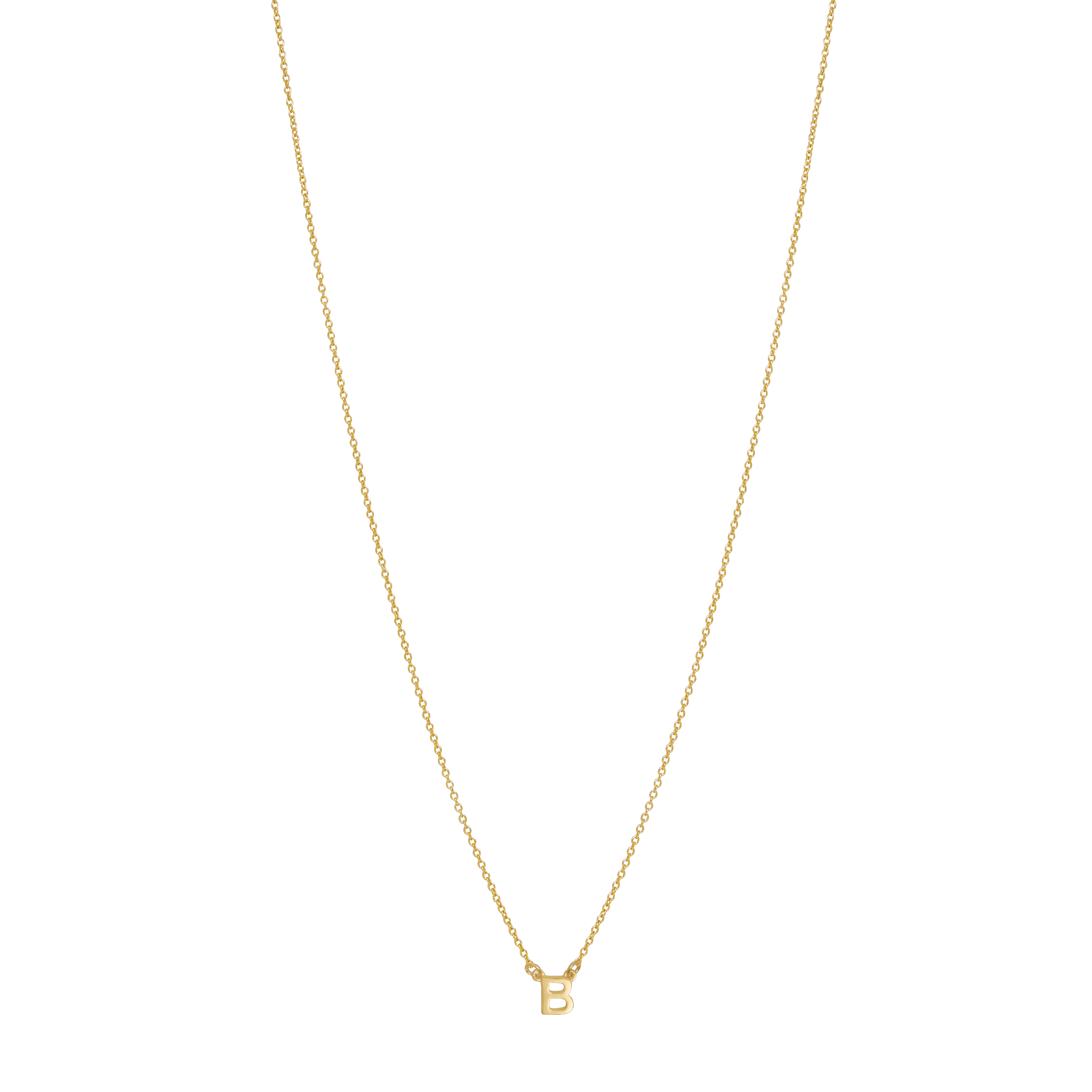 Initial Necklace - Gold - Image 3