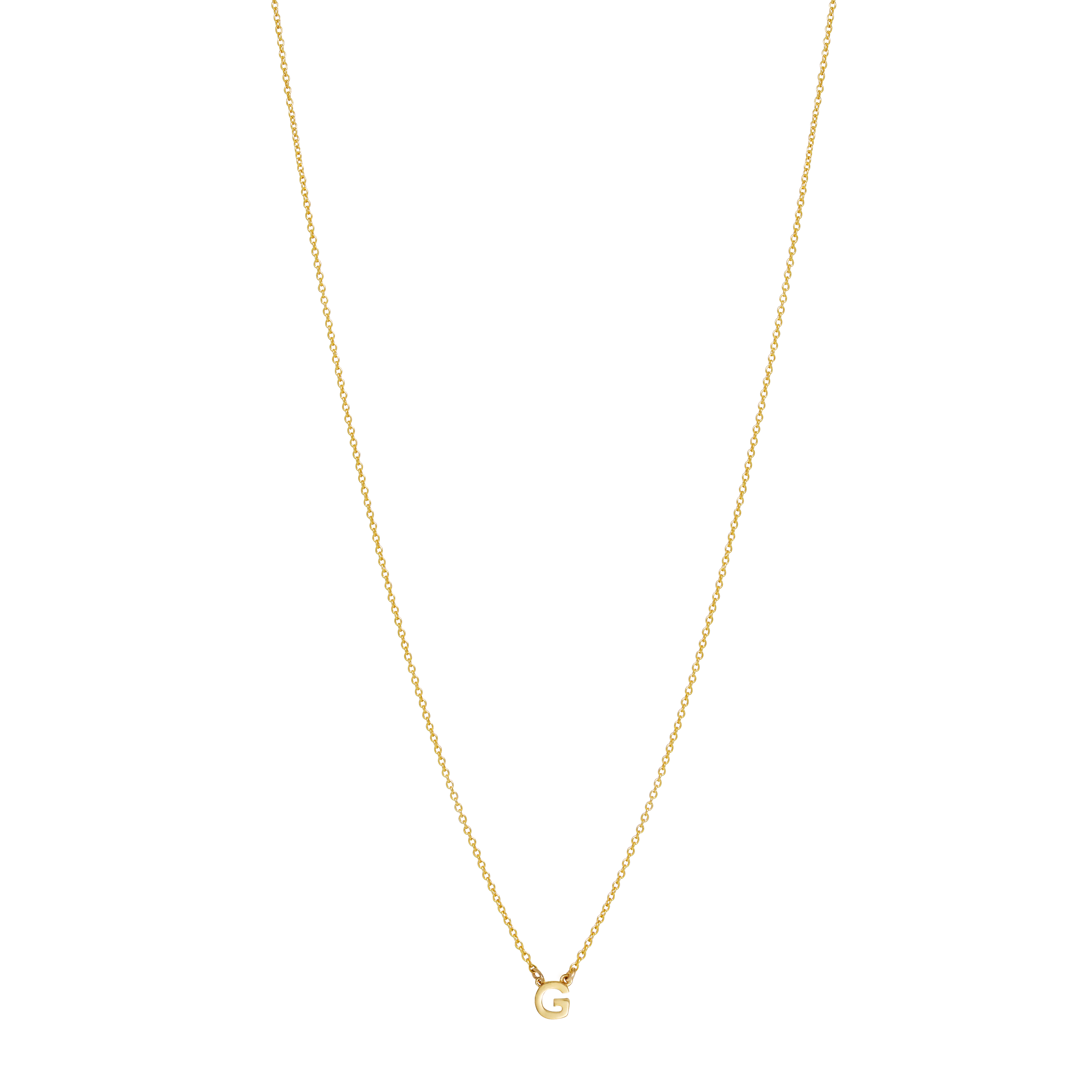 Initial Necklace - Gold - Image 8