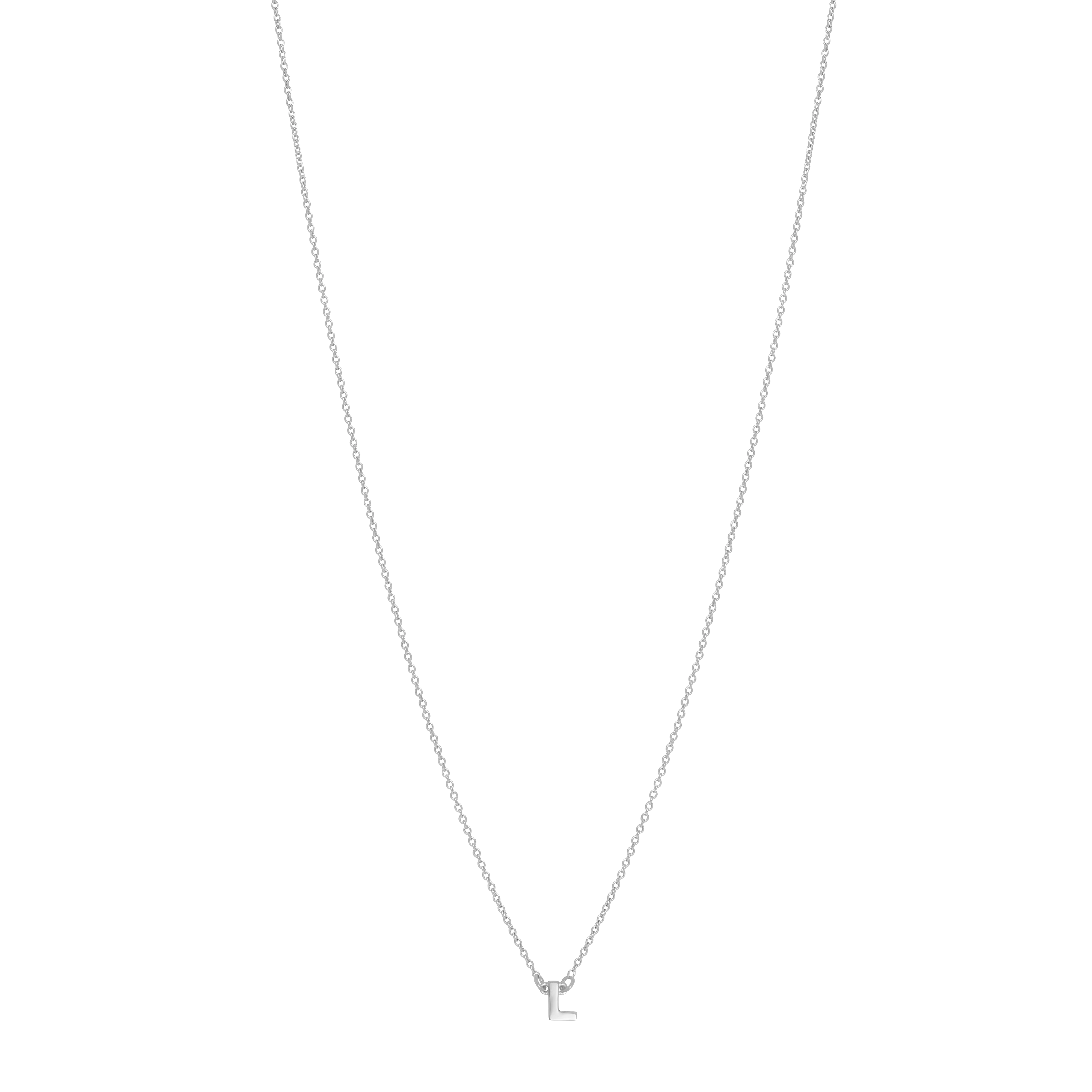 Initial Necklace - Silver - Image 12