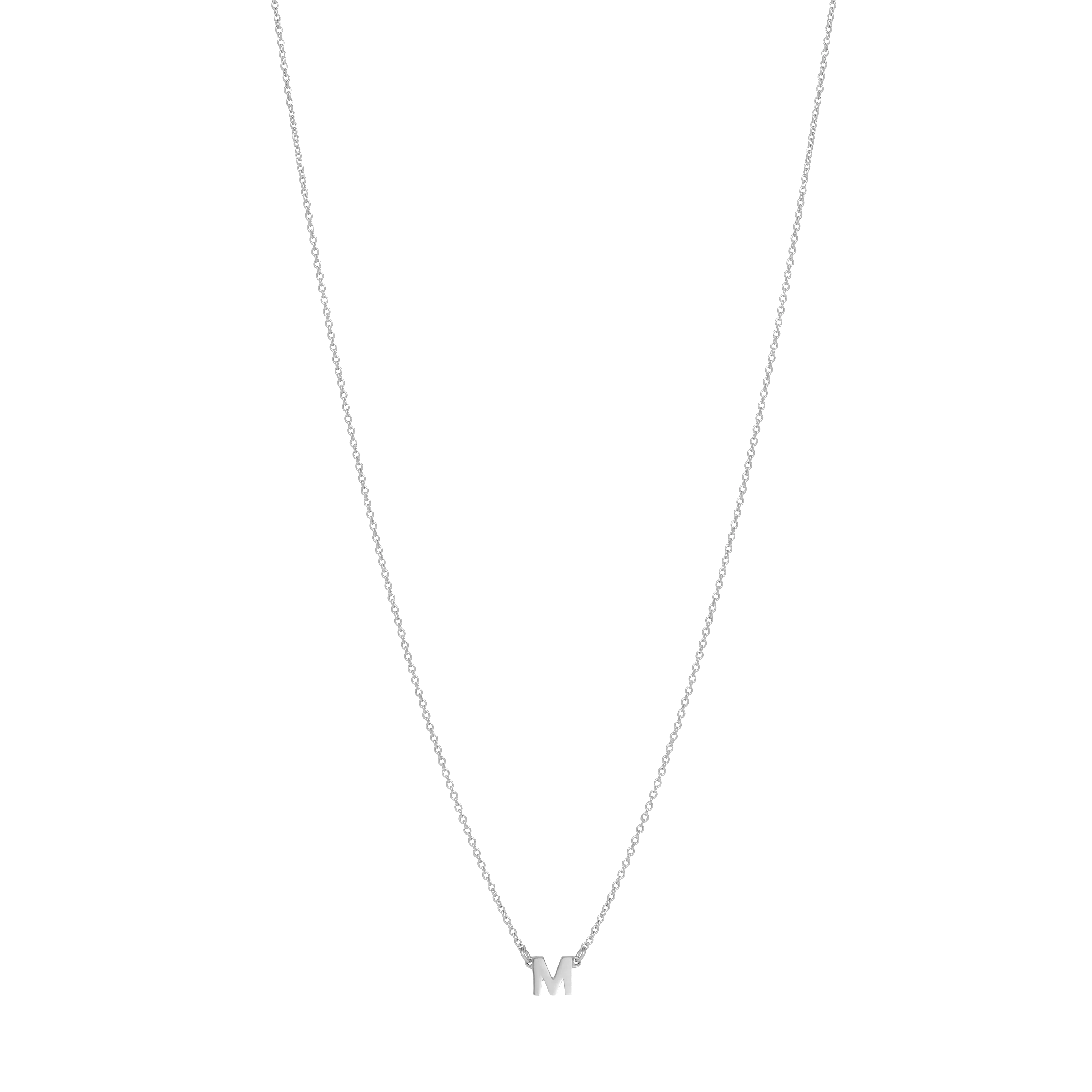 Initial Necklace - Silver - Image 13