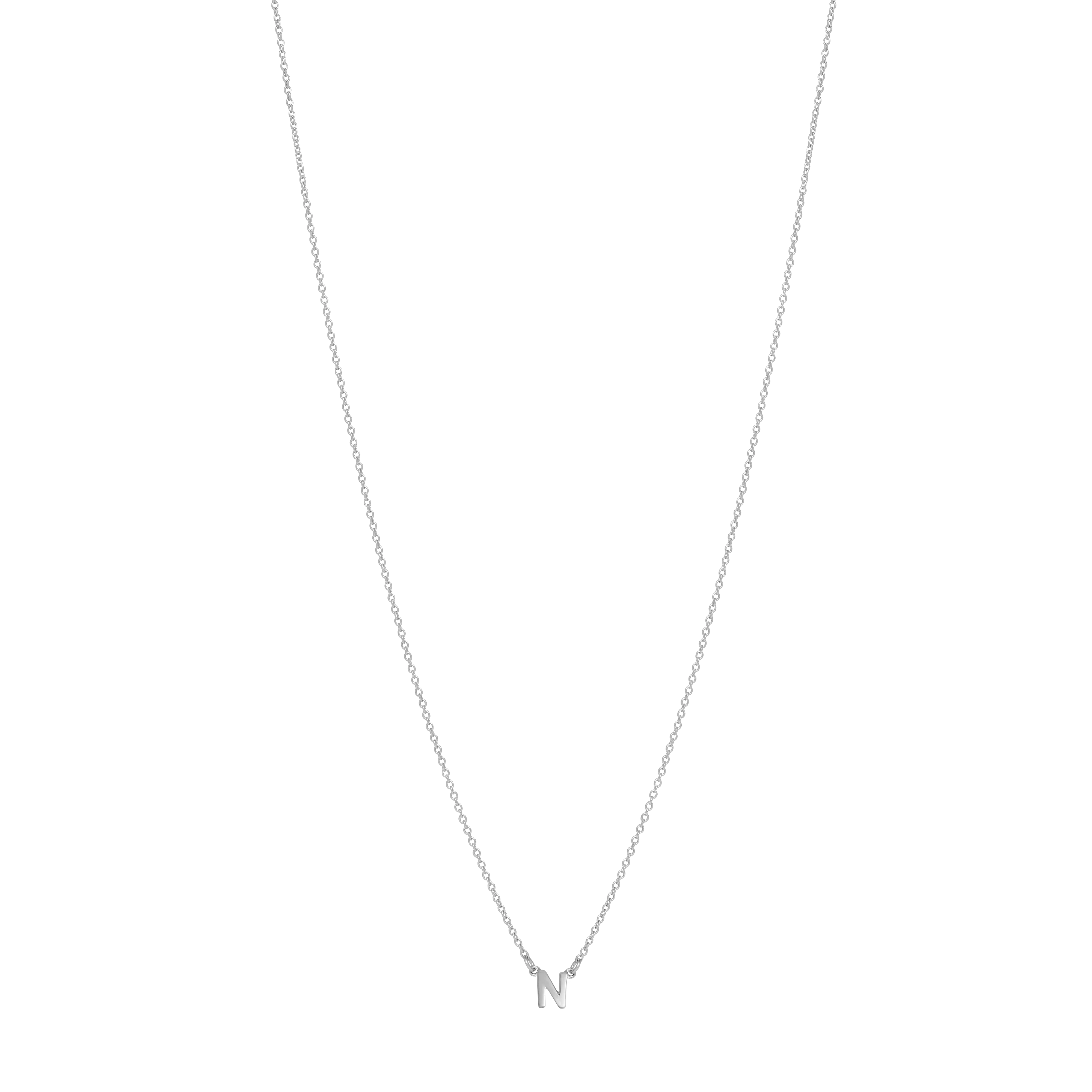 Initial Necklace - Silver - Image 14