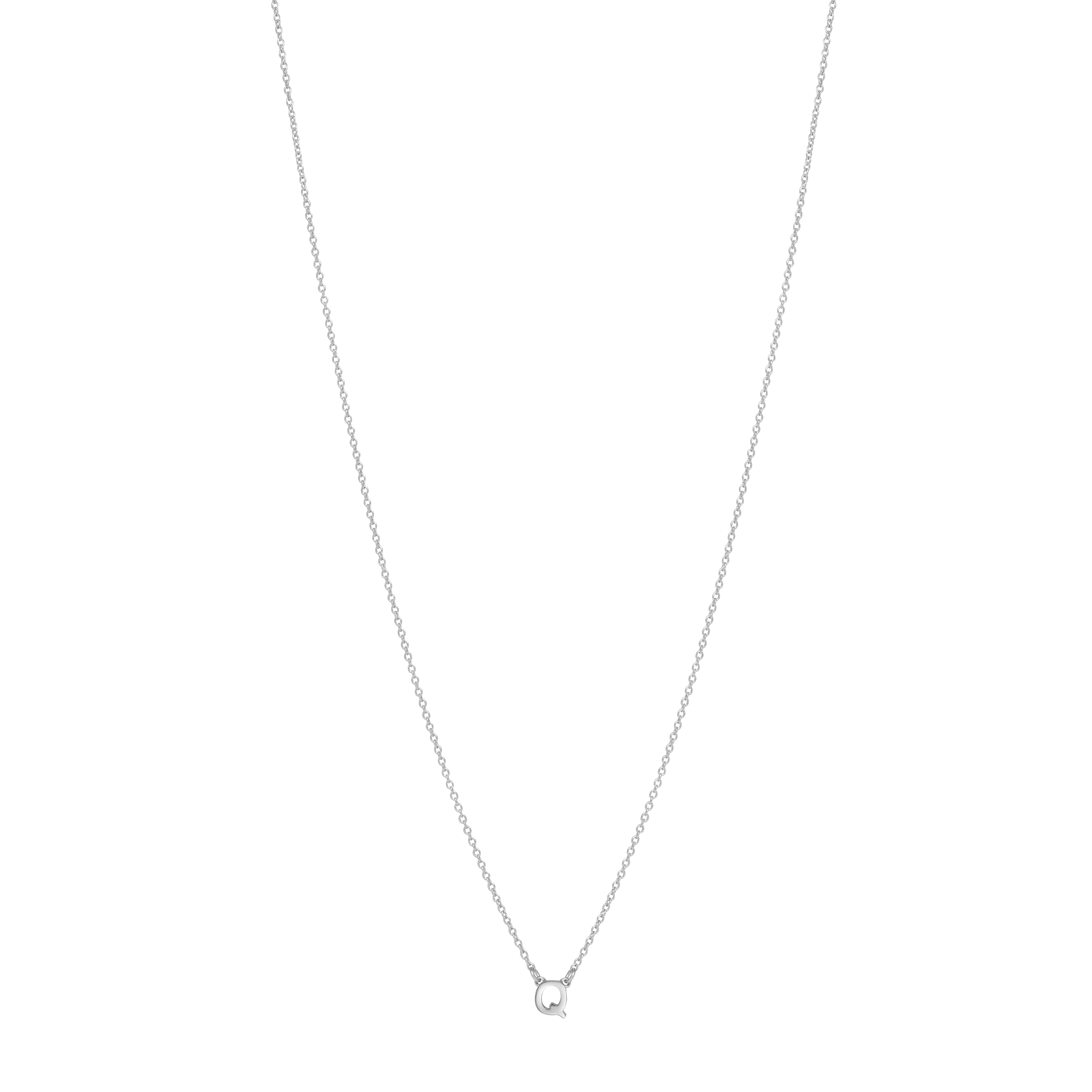 Initial Necklace - Silver - Image 17