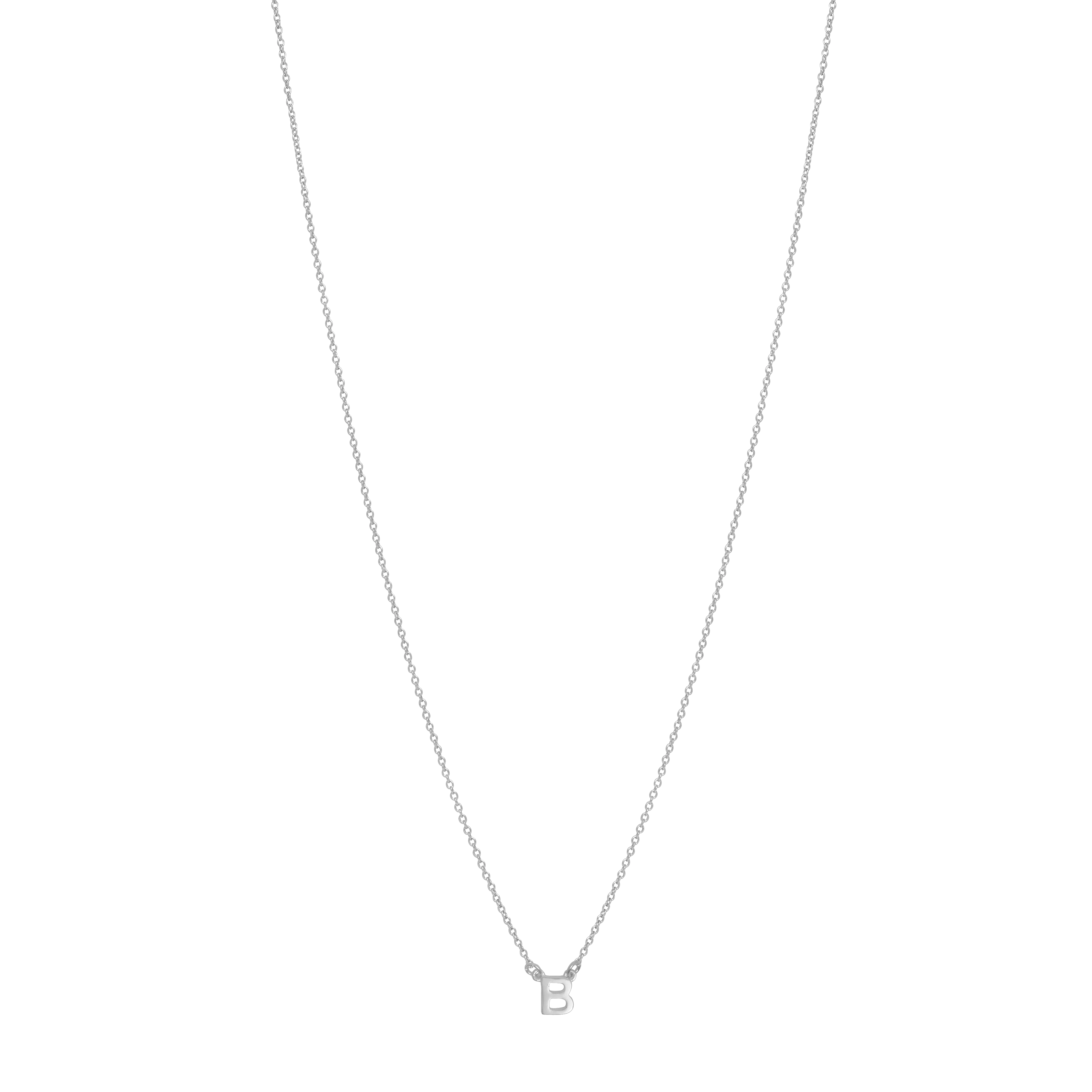 Initial Necklace - Silver - Image 2