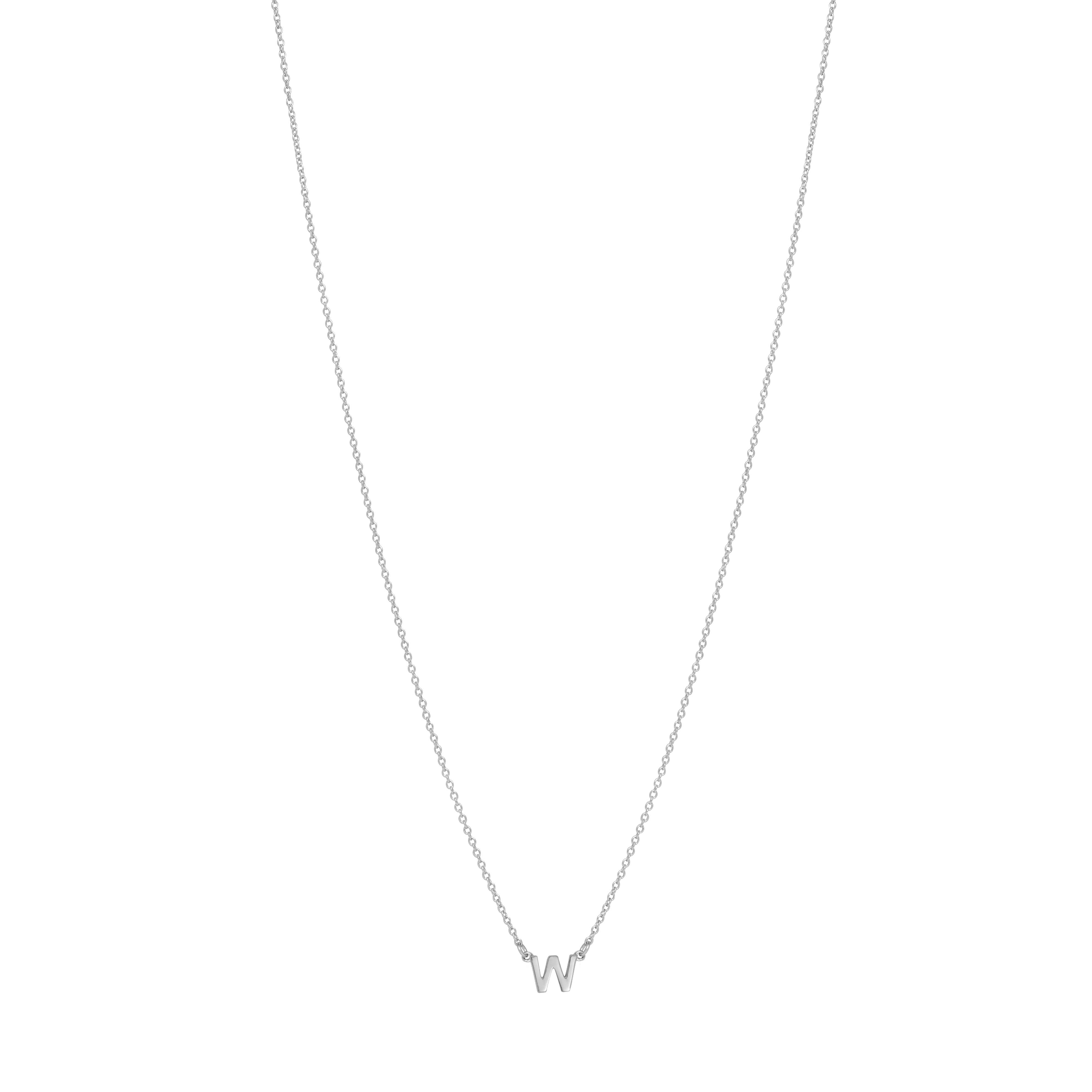 Initial Necklace - Silver - Image 24