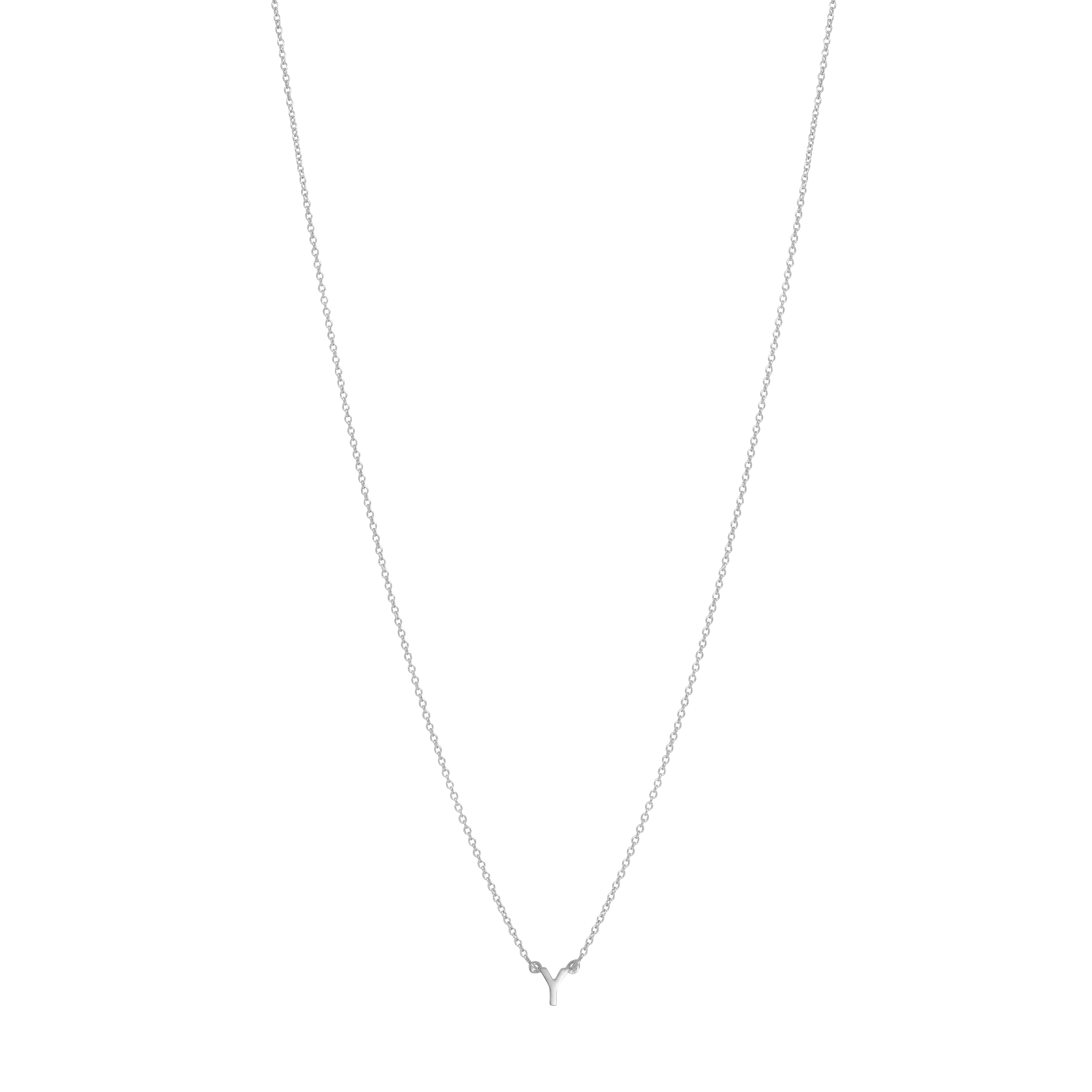 Initial Necklace - Silver - Image 25