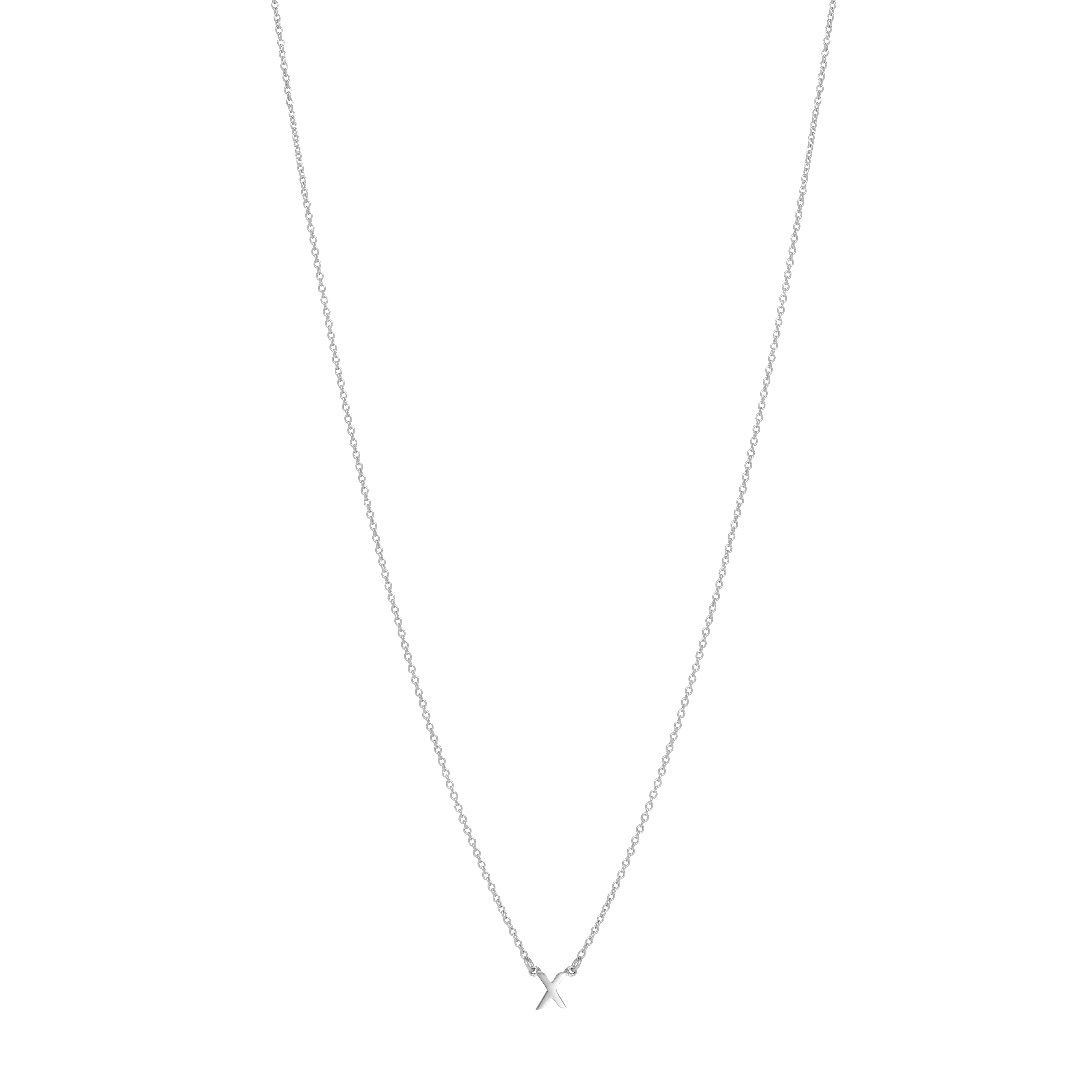 Initial Necklace - Silver - Image 26