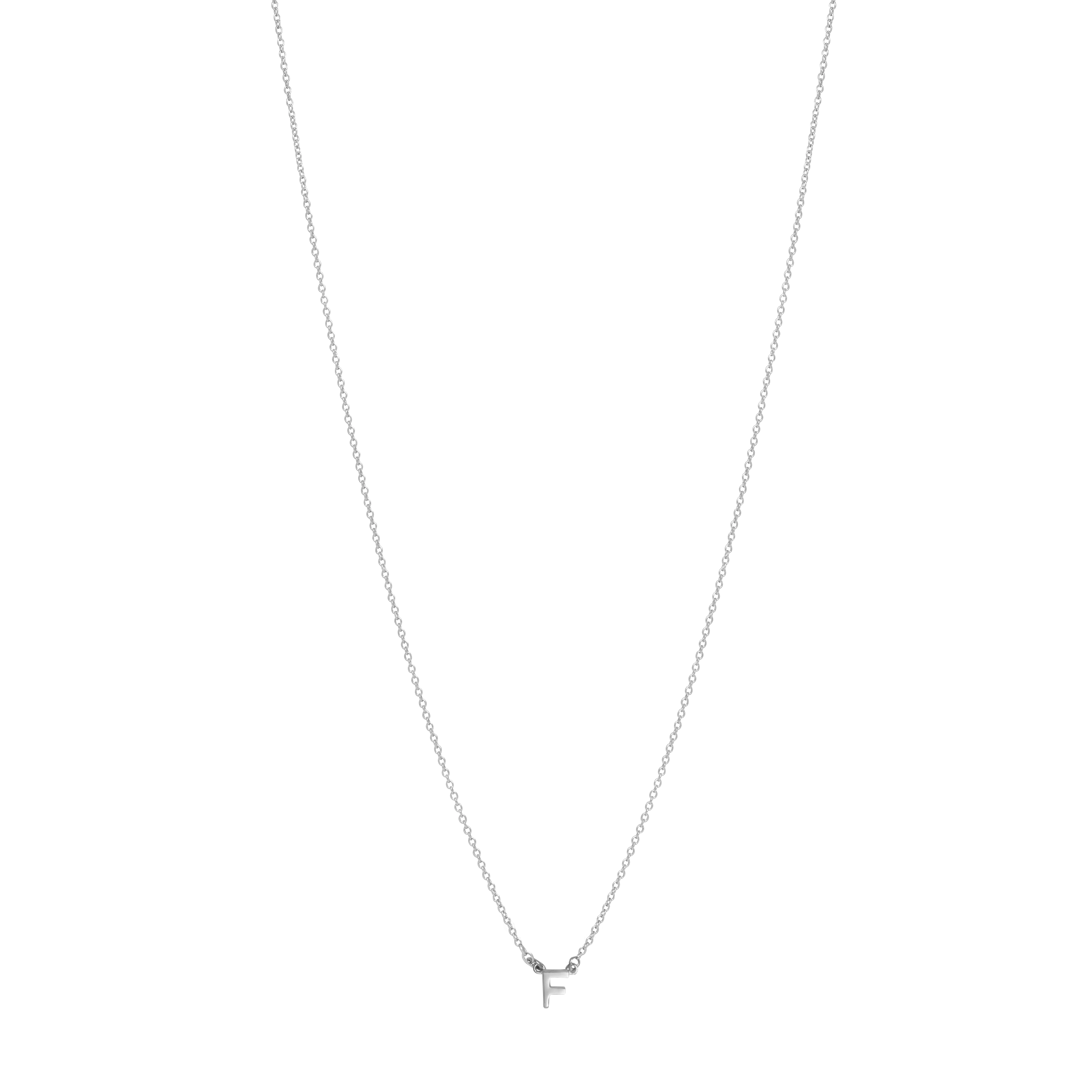 Initial Necklace - Silver - Image 6