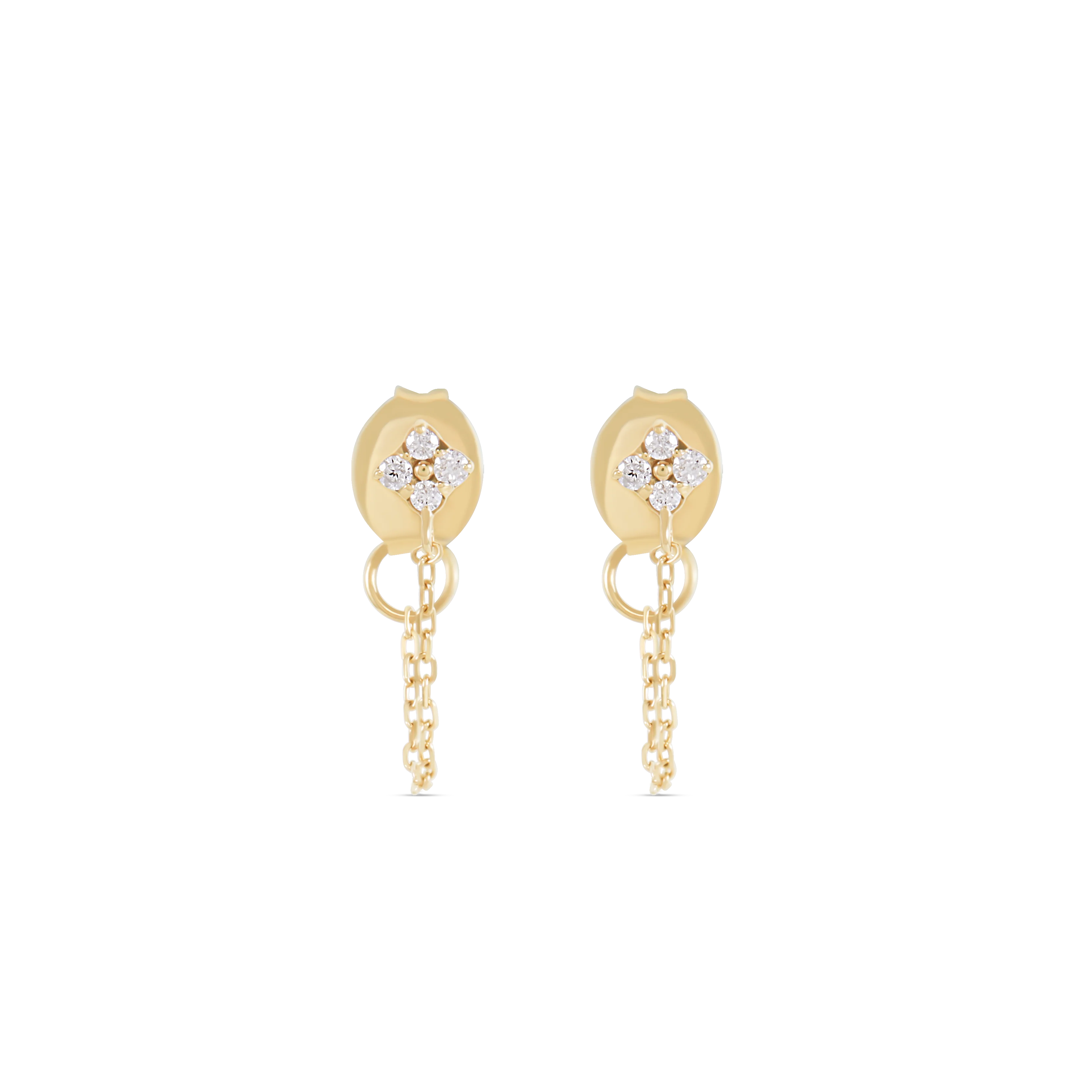 Ivy Earrings - Solid Gold - Image 3
