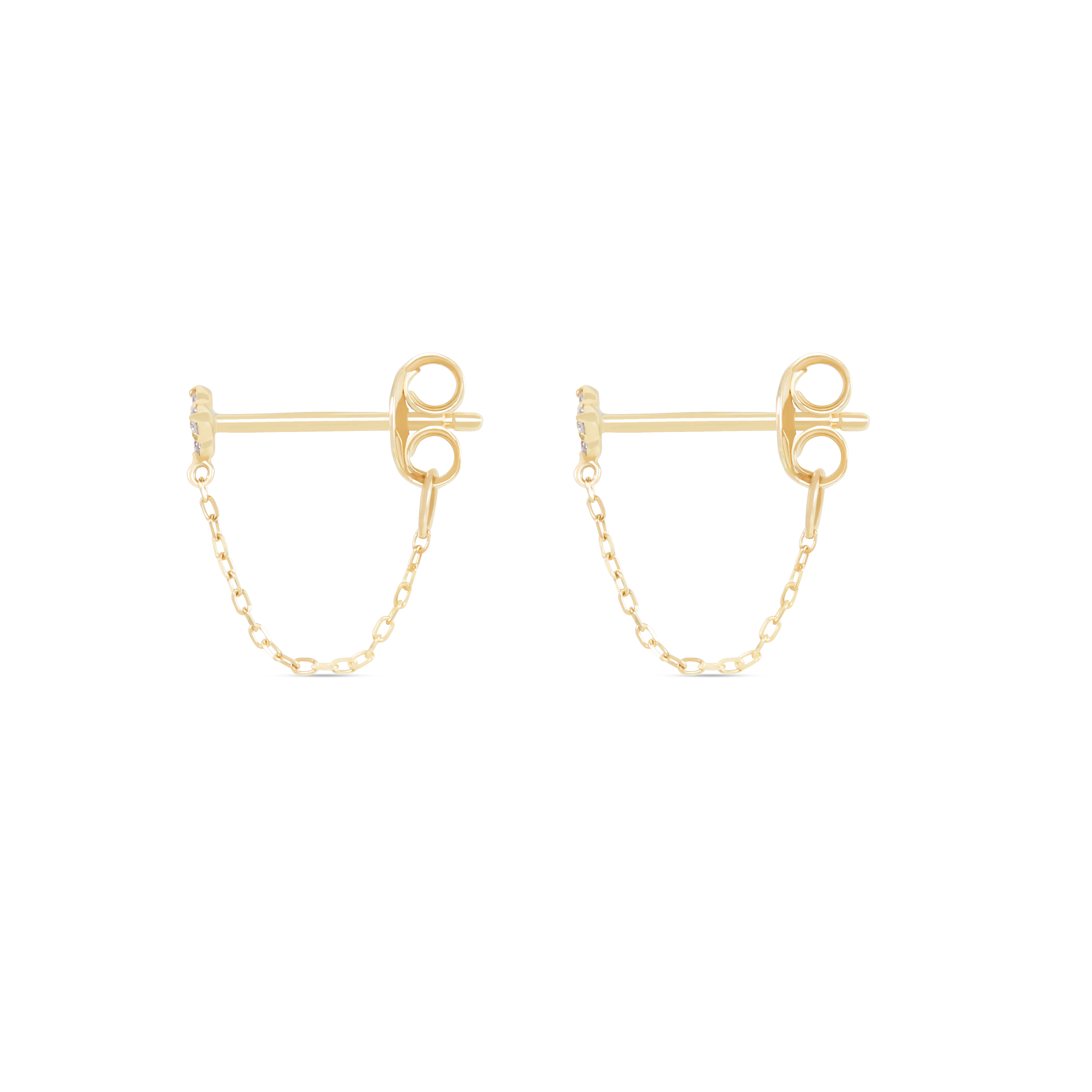 Ivy Earrings - Solid Gold - Image 4