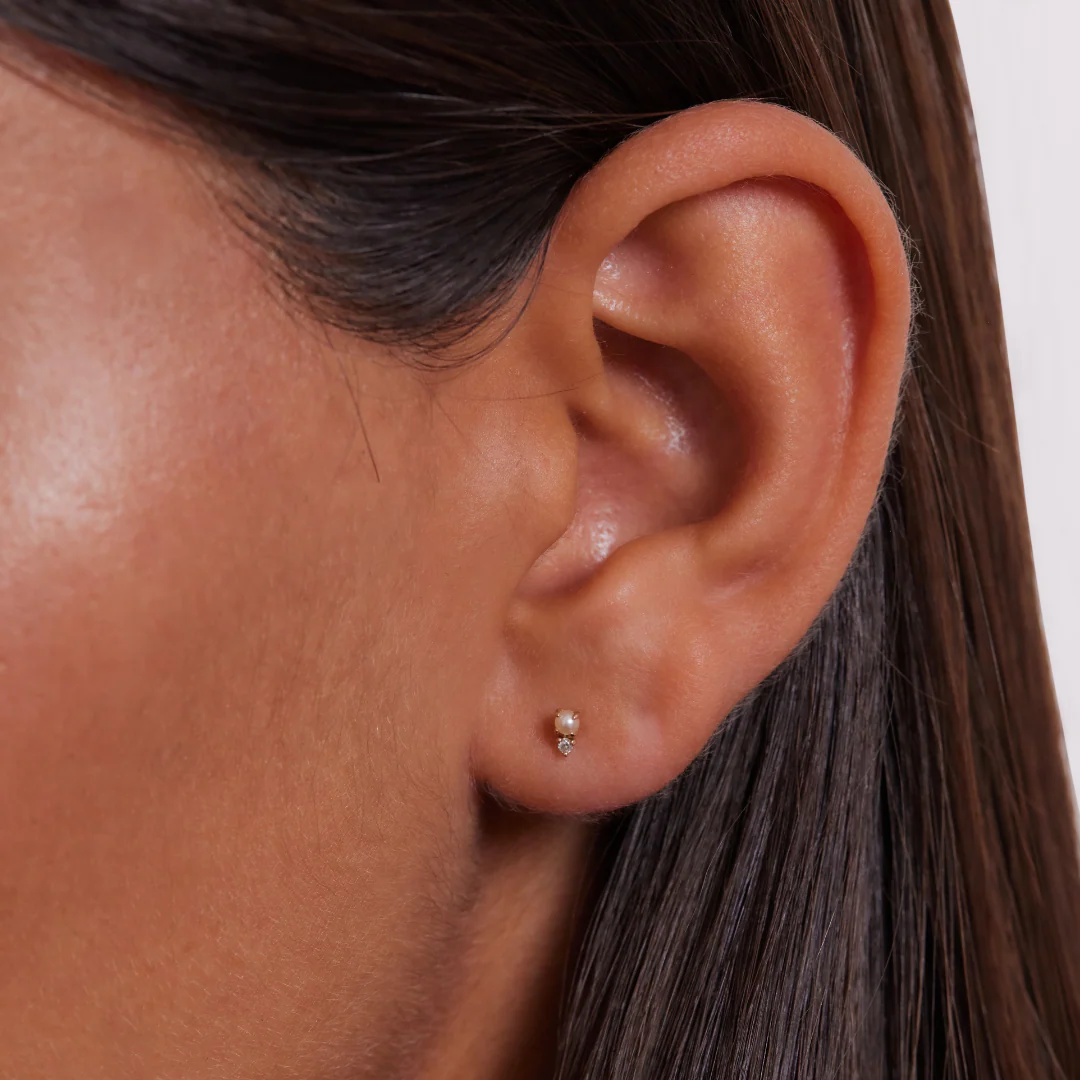 Joelle Earring - Solid Gold - Image 2