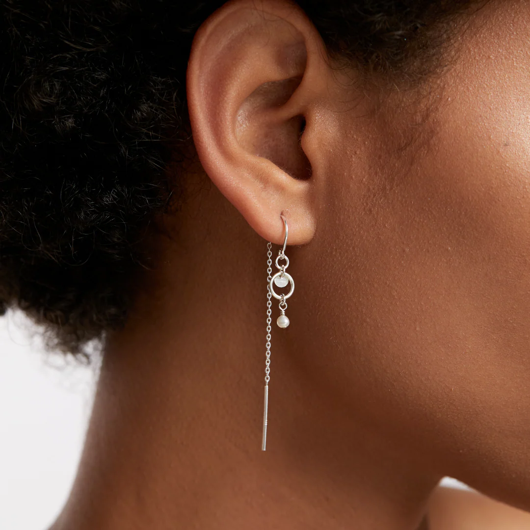 Kiani Earrings - Sterling Silver - Image 2