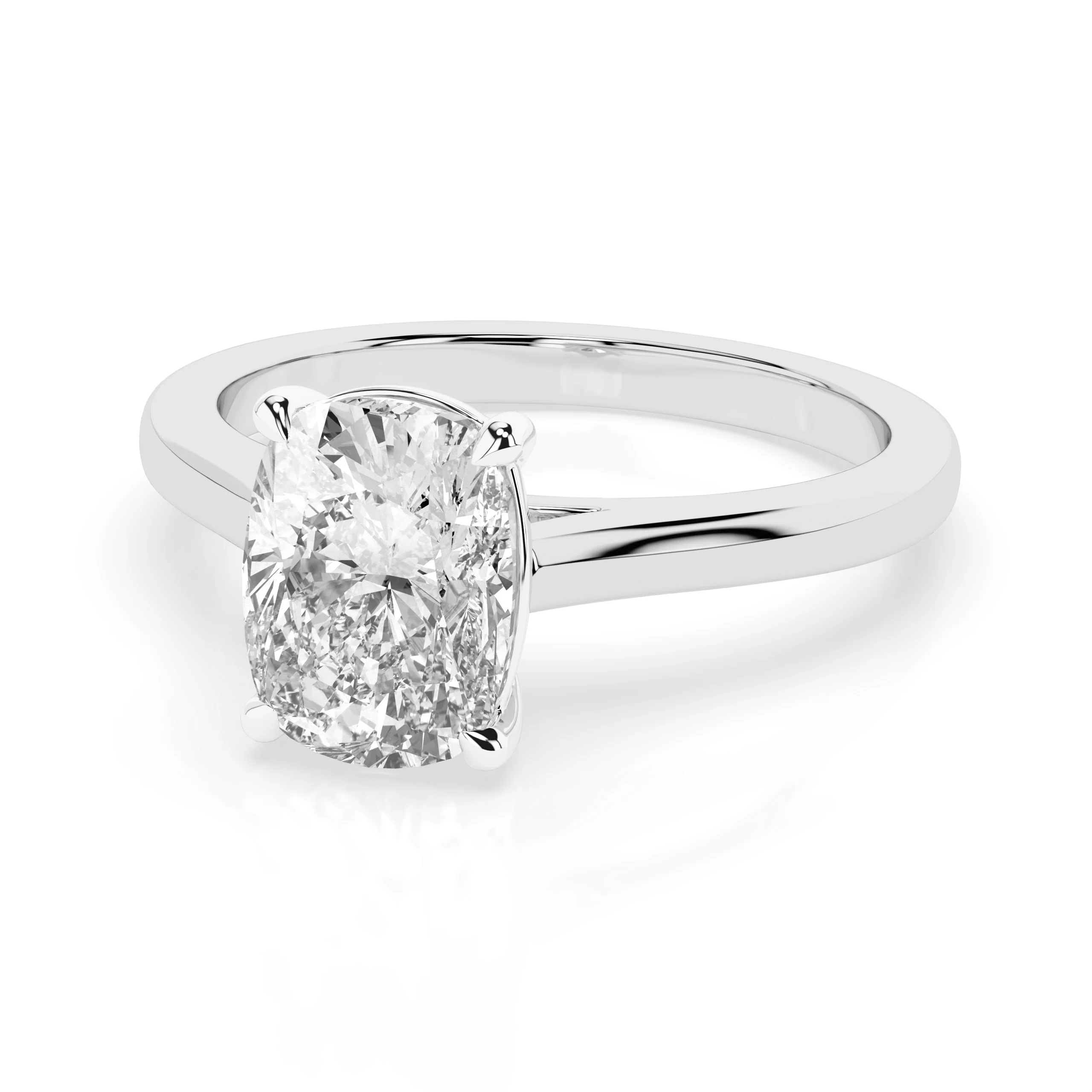 Leah Engagement Ring - White Gold - Image 2