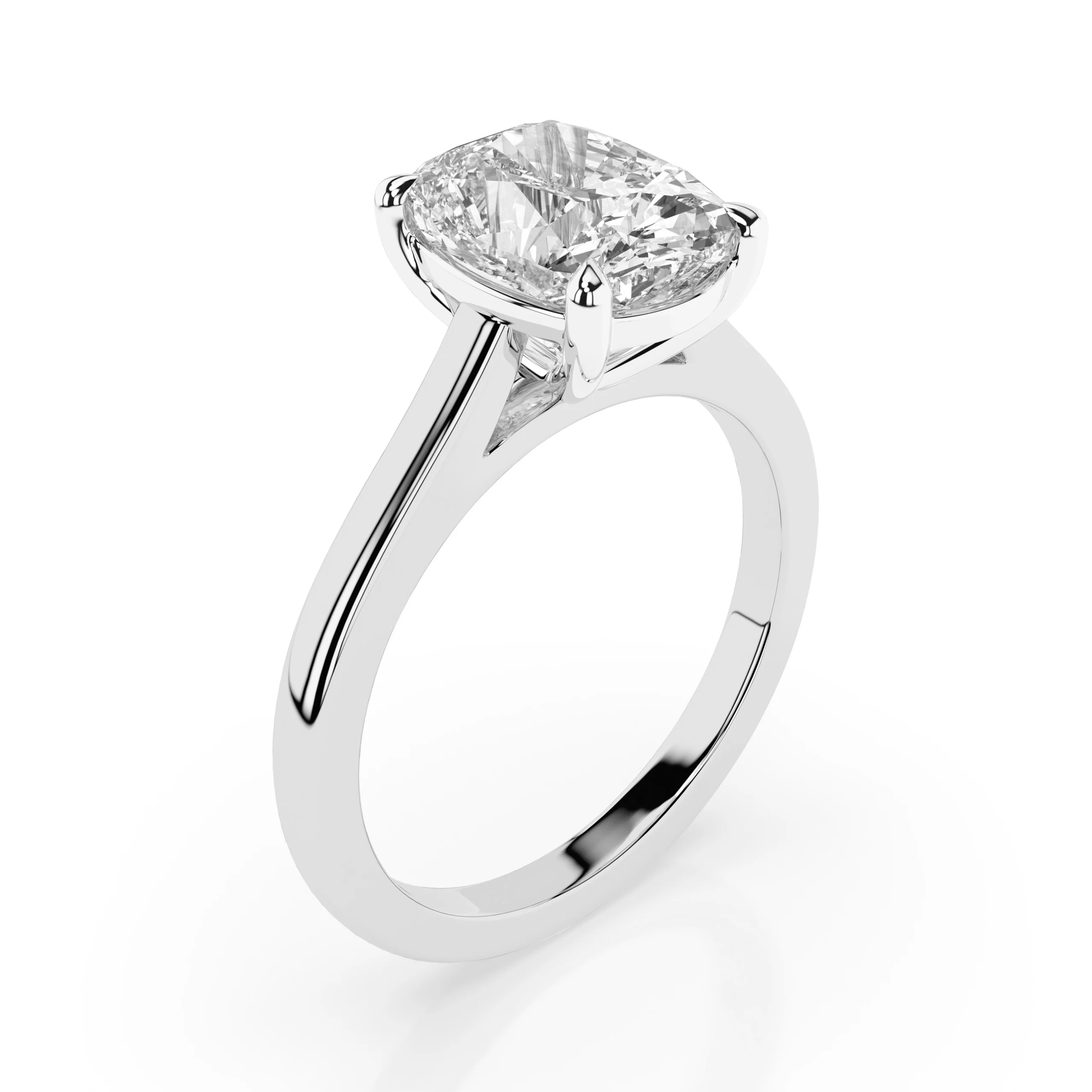 Leah Engagement Ring - White Gold - Image 3